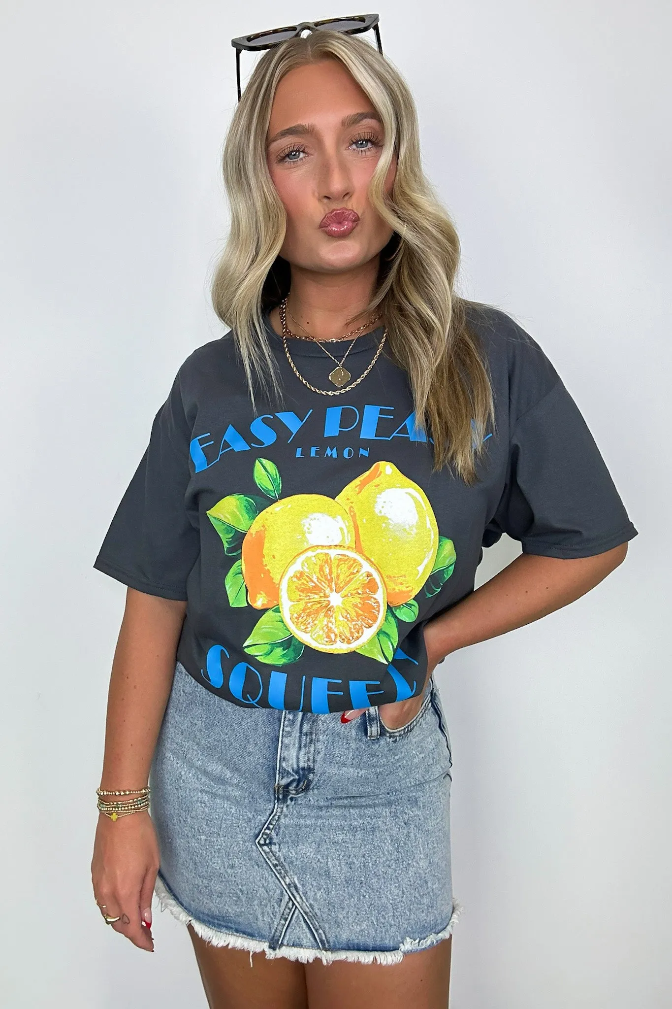 Lemon Squeezy Oversized Graphic Tee
