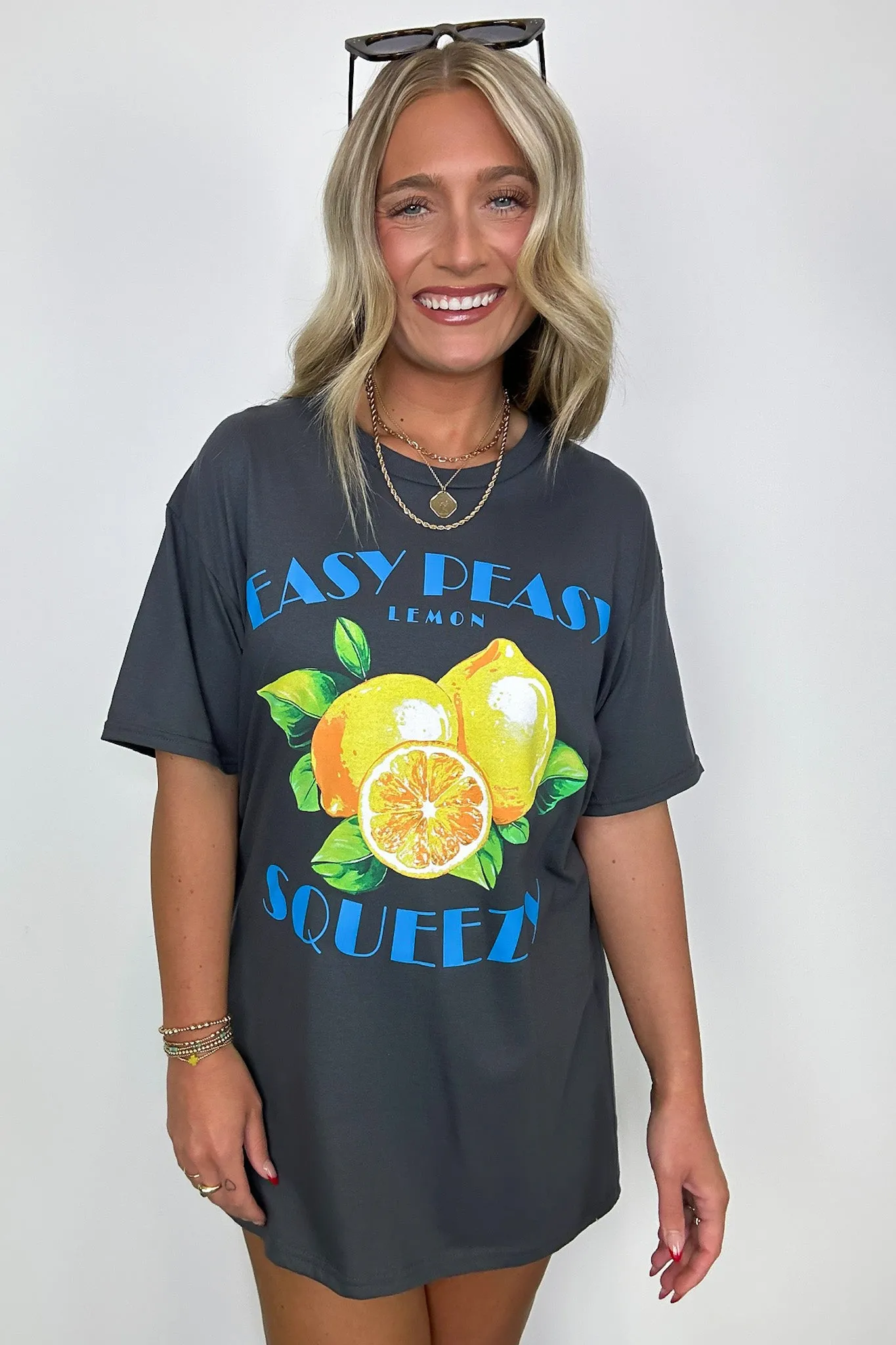 Lemon Squeezy Oversized Graphic Tee