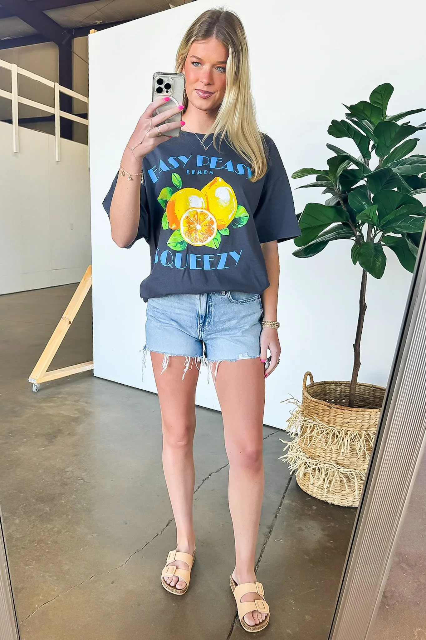 Lemon Squeezy Oversized Graphic Tee