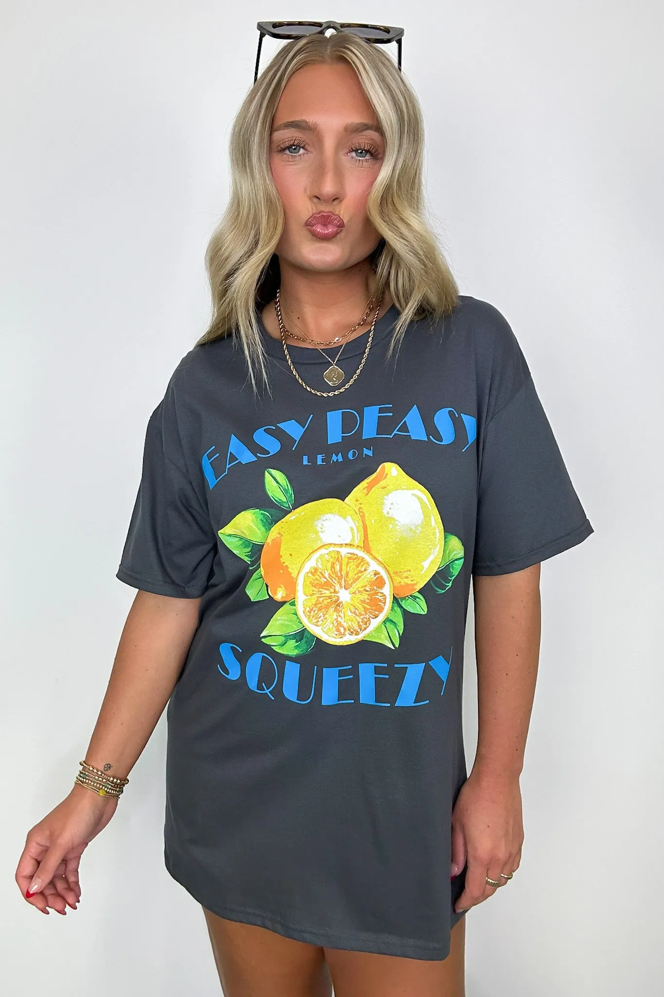 Lemon Squeezy Oversized Graphic Tee