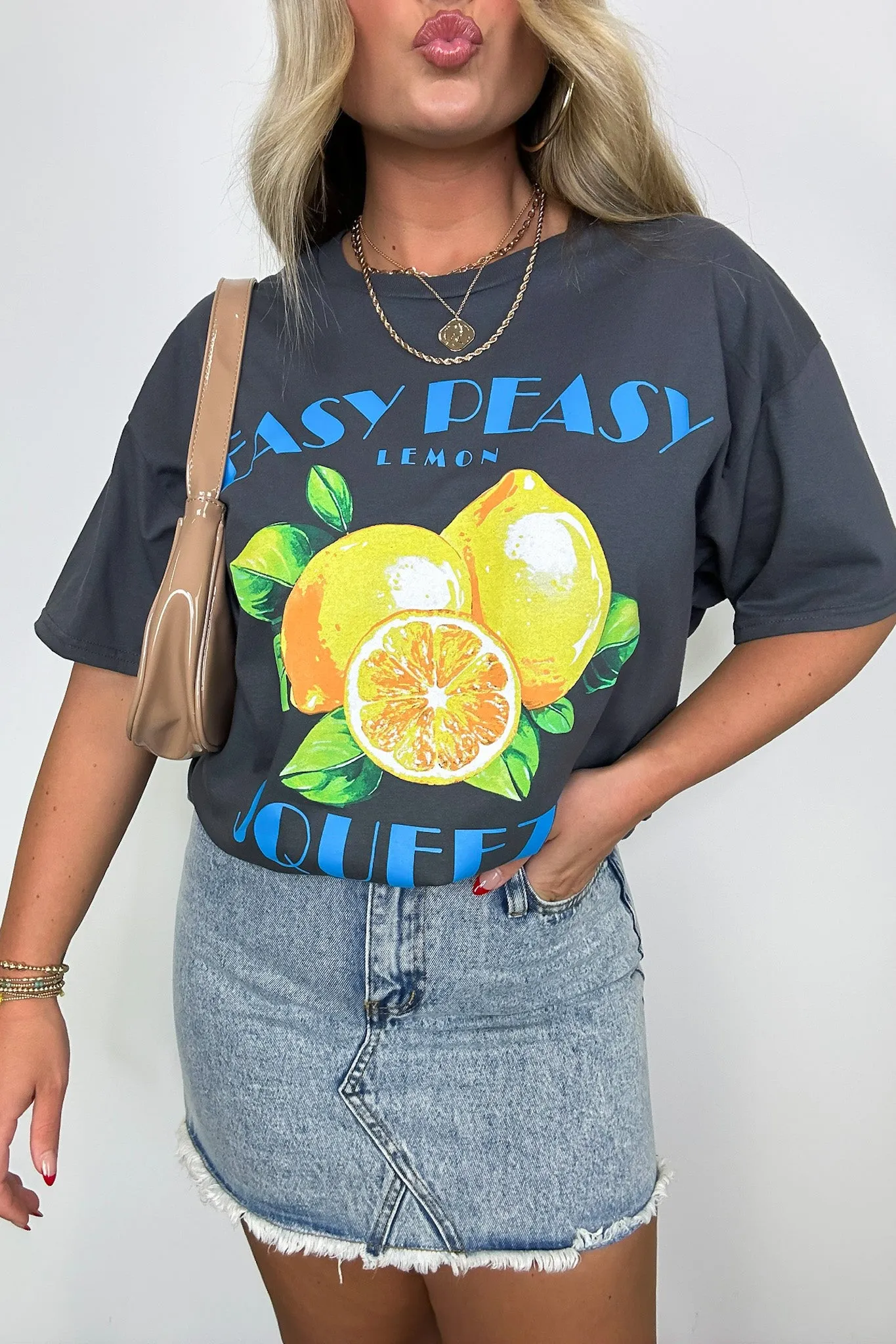 Lemon Squeezy Oversized Graphic Tee