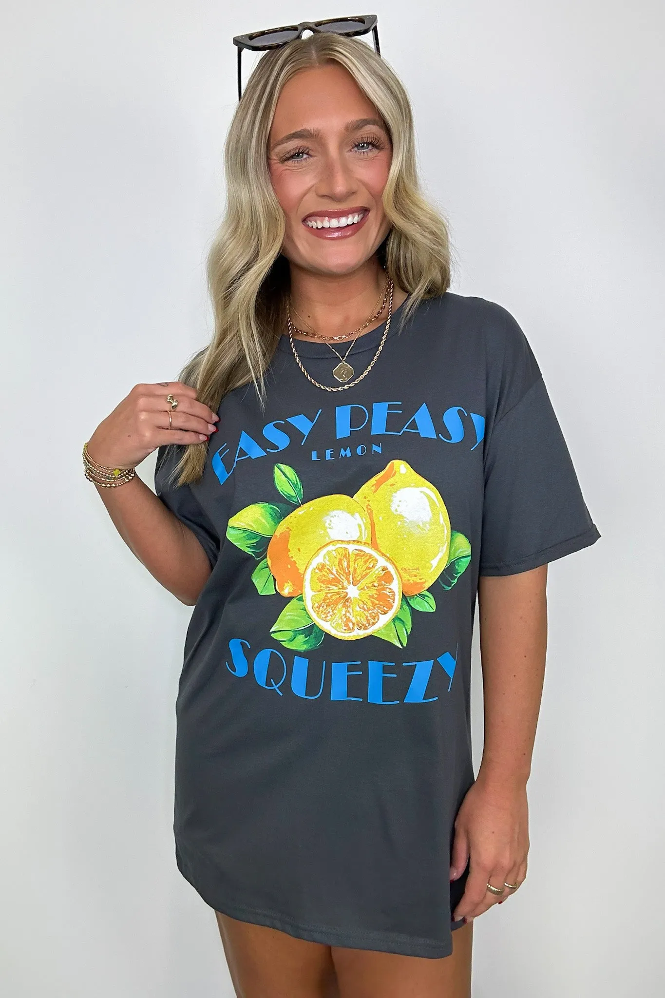 Lemon Squeezy Oversized Graphic Tee
