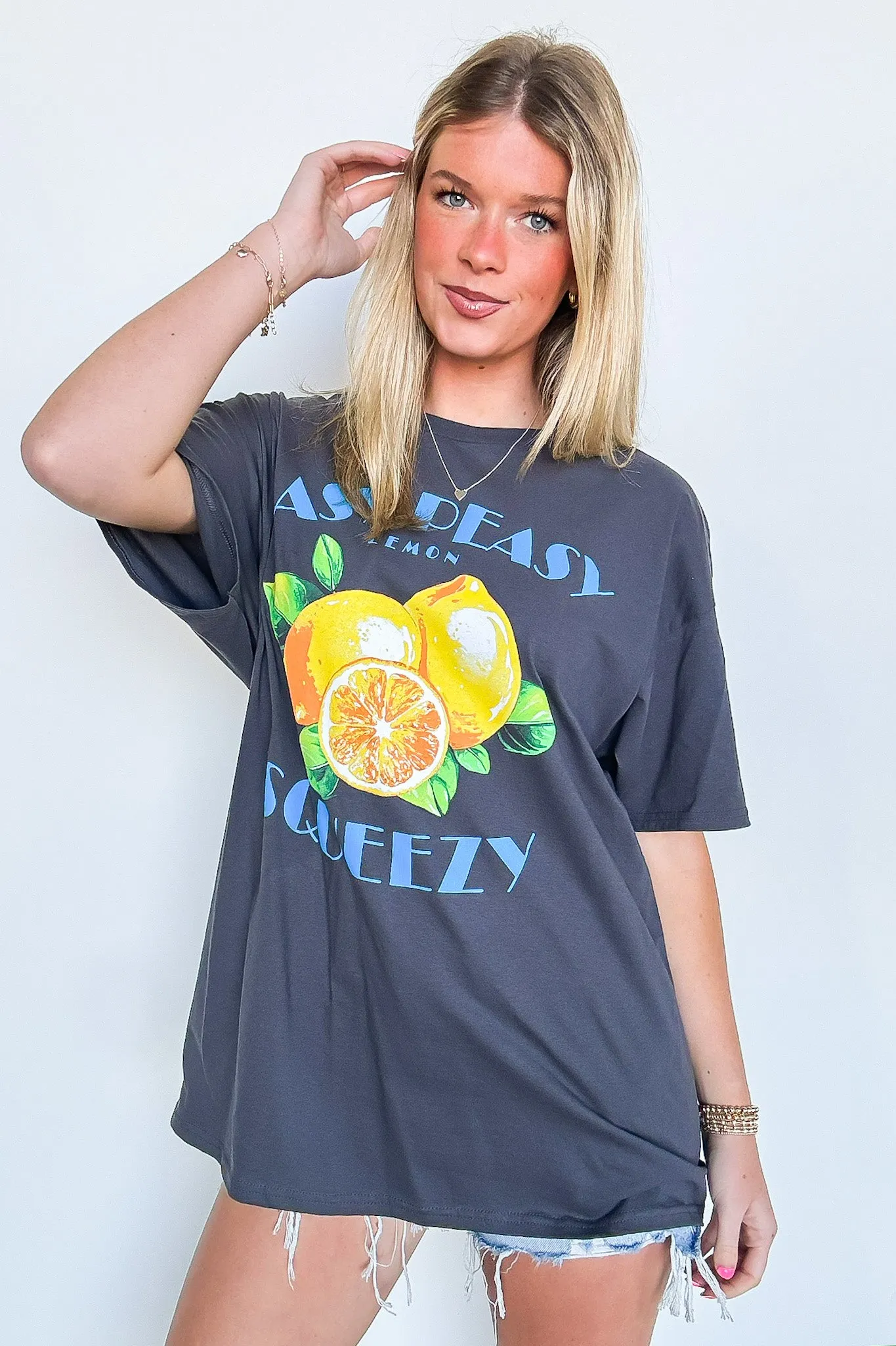 Lemon Squeezy Oversized Graphic Tee
