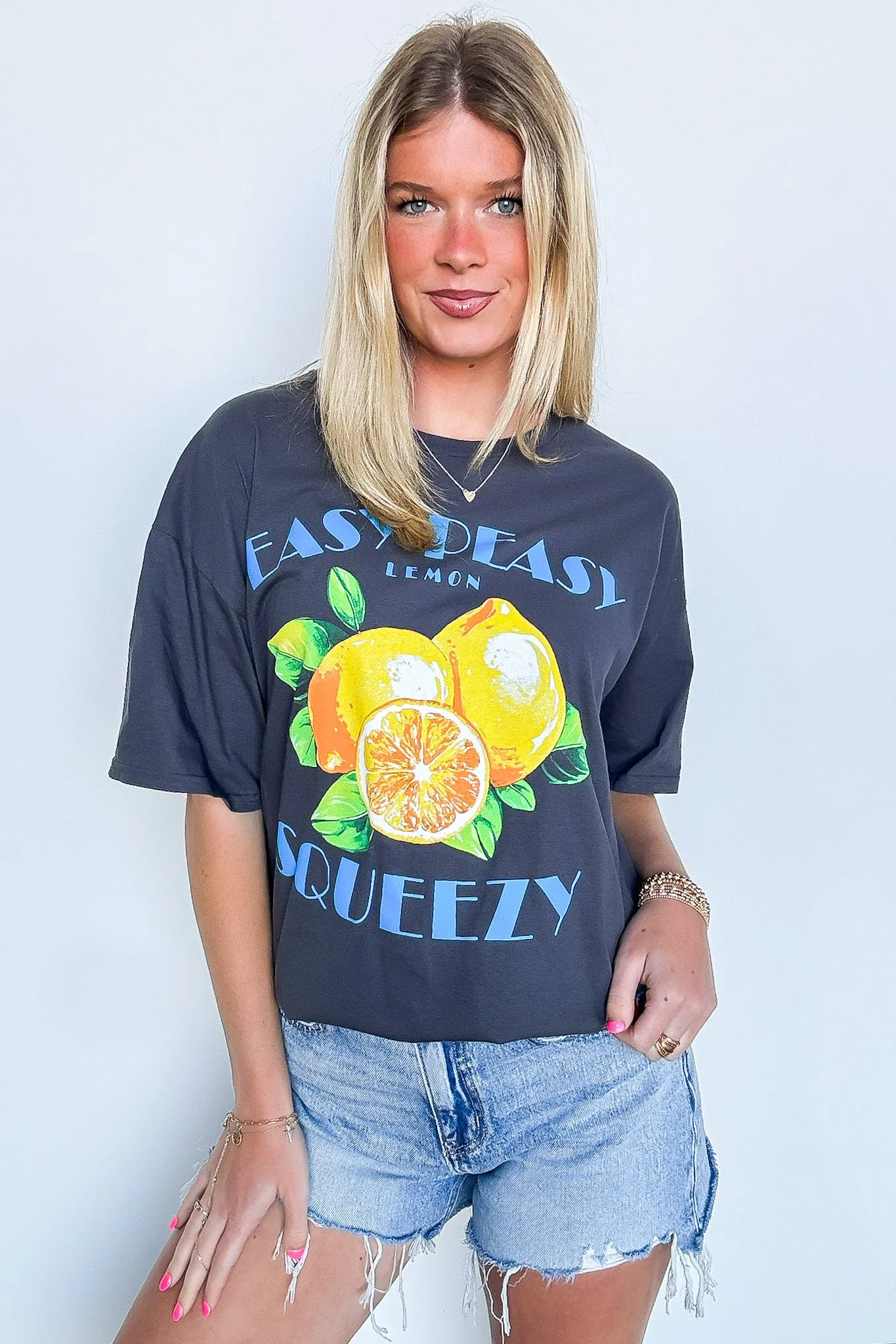Lemon Squeezy Oversized Graphic Tee