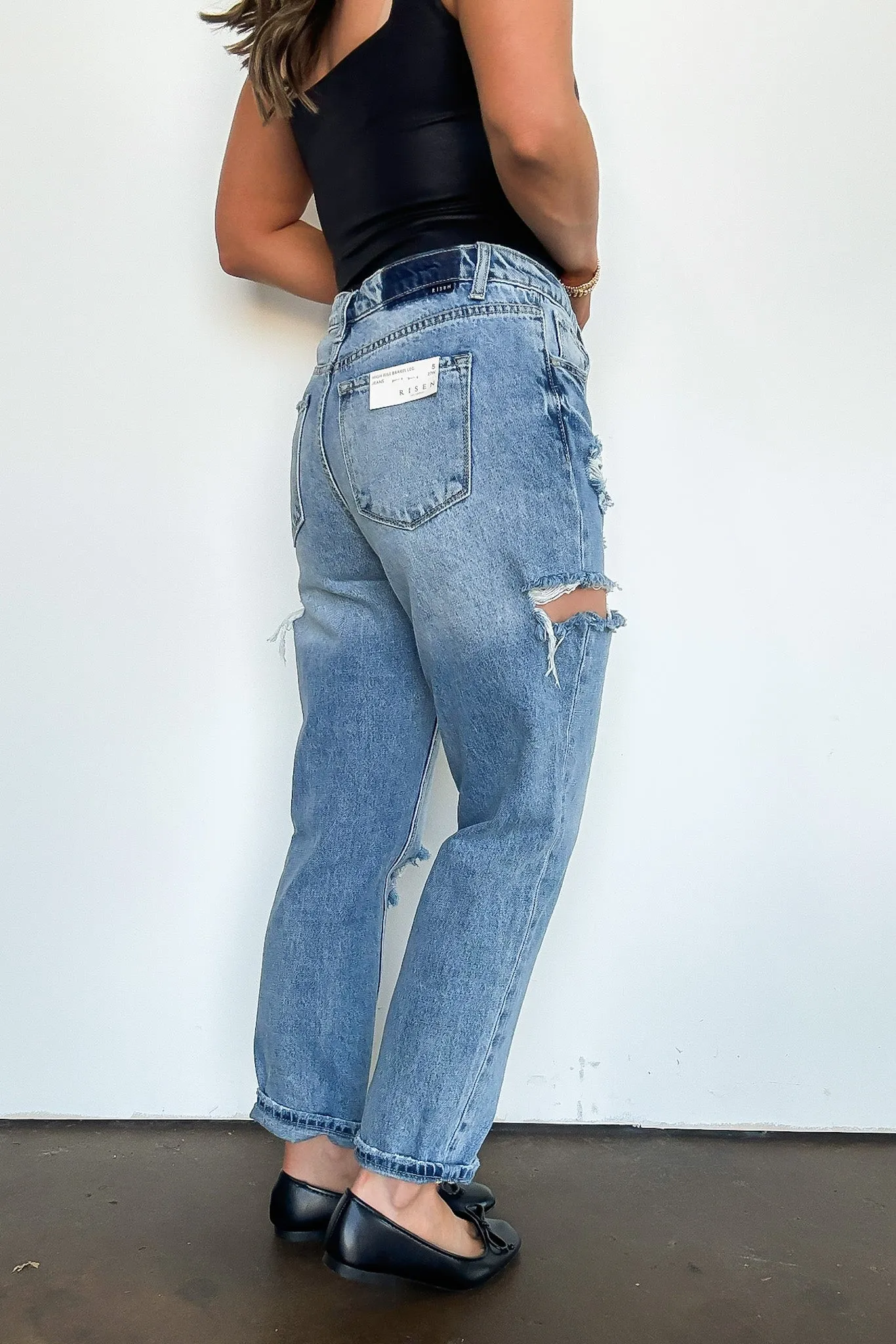 Lenexa High Rise Straight Leg Jeans