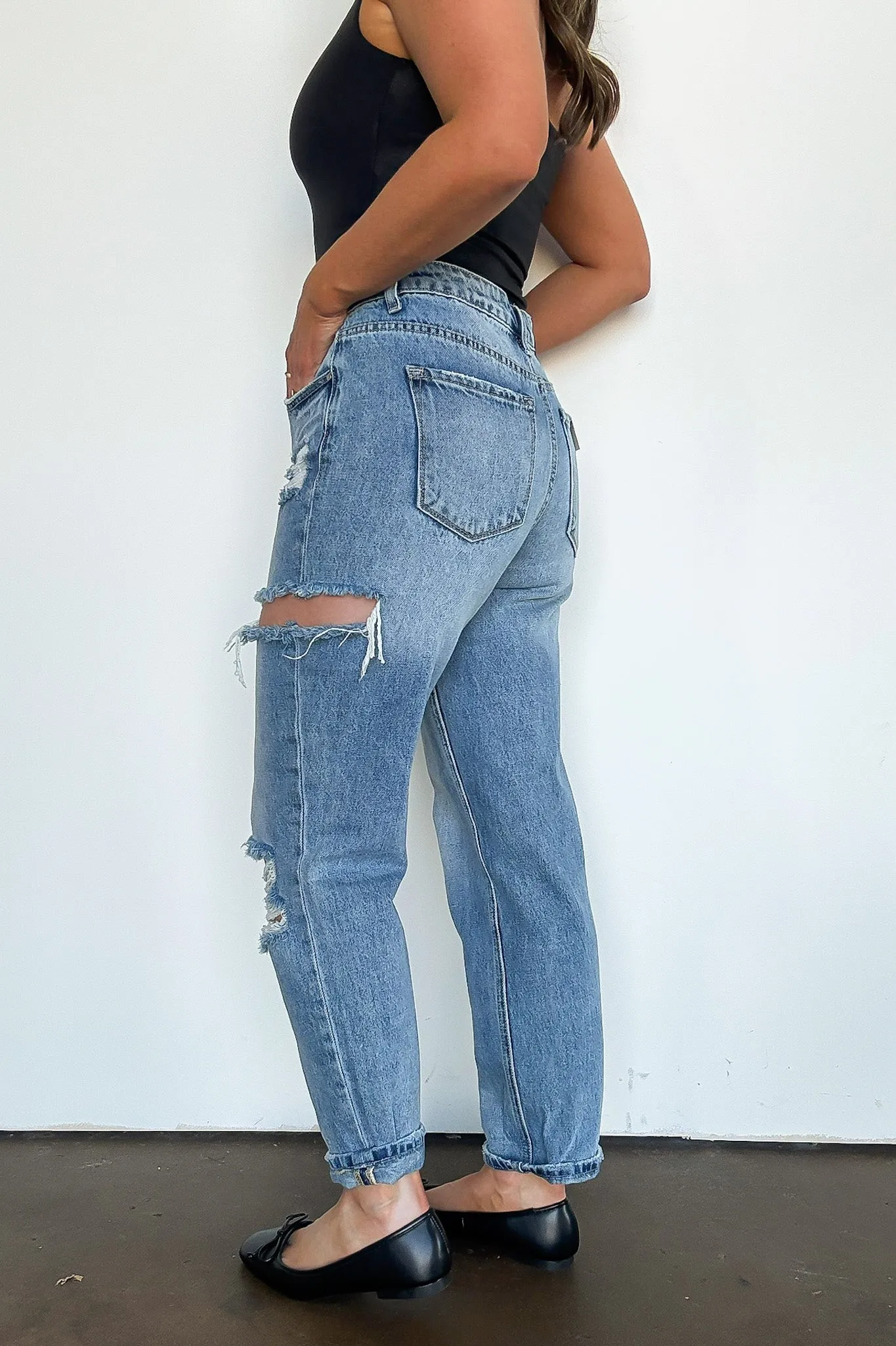 Lenexa High Rise Straight Leg Jeans