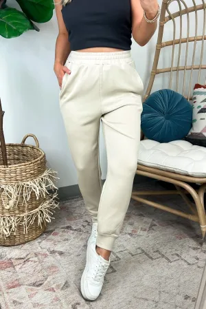 Liamara Elevated Contrast Seam Joggers - FINAL SALE