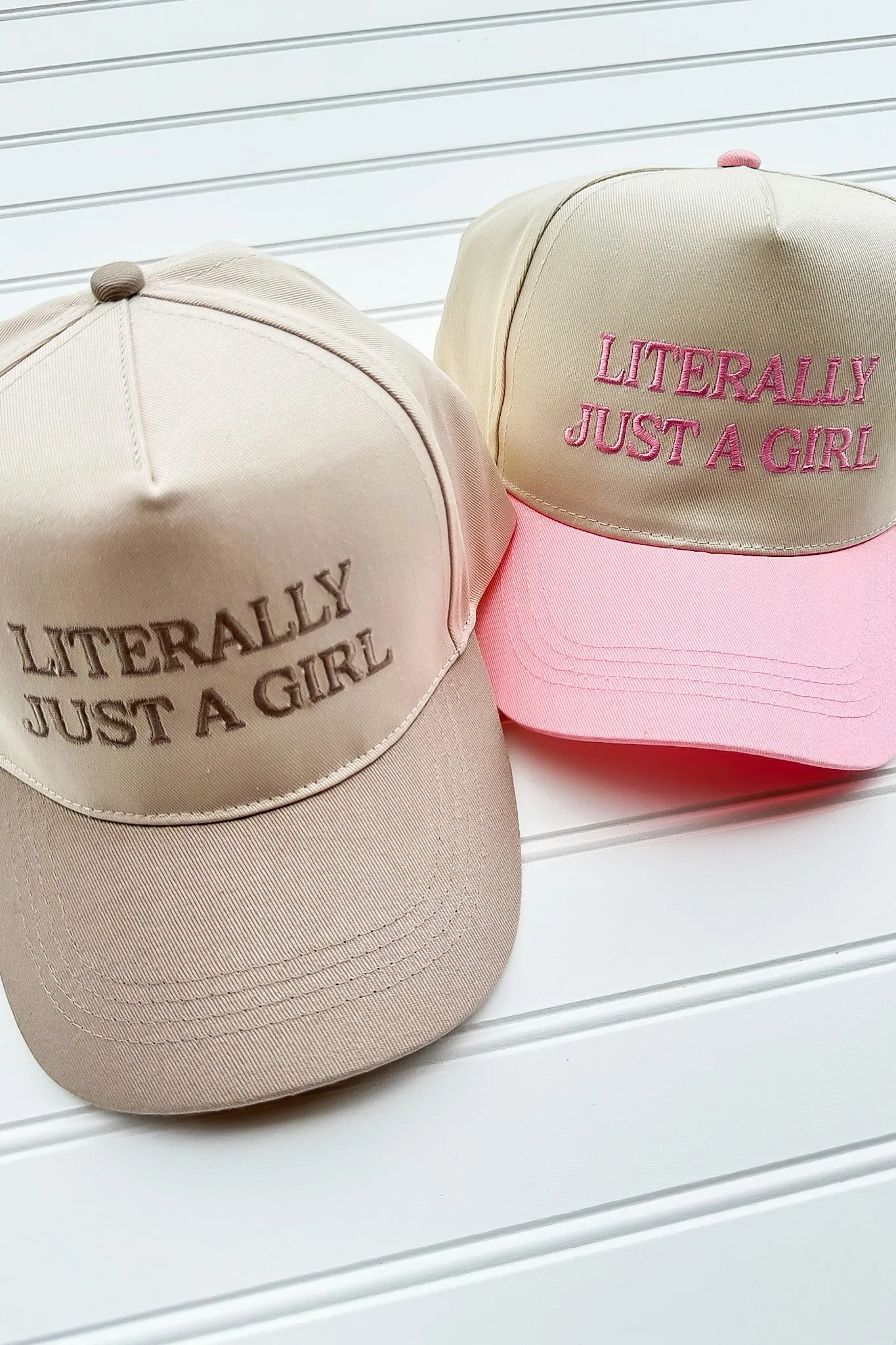 LITERALLY JUST A GIRL Graphic Hat