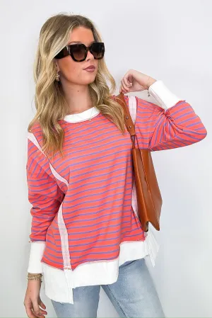 Livie Striped Relaxed Fit Pullover