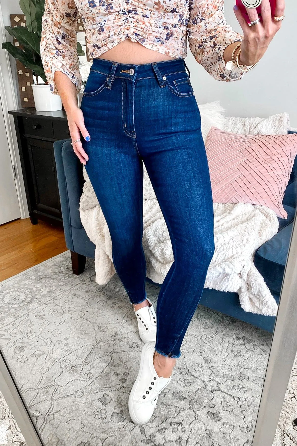 Lorie Raw Hem Skinny Jeans - FINAL SALE