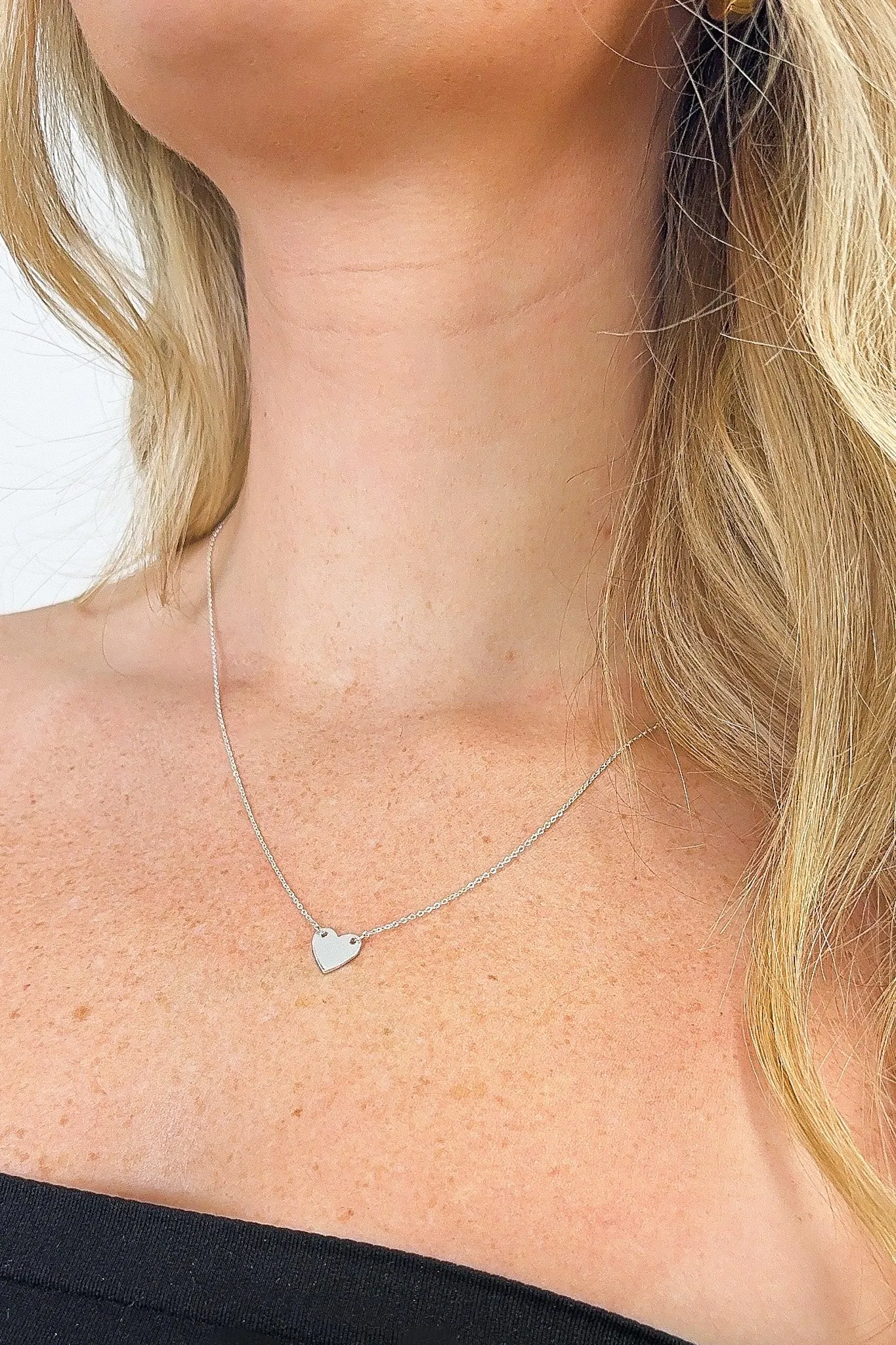 Lover Dainty Heart 14KT Necklace