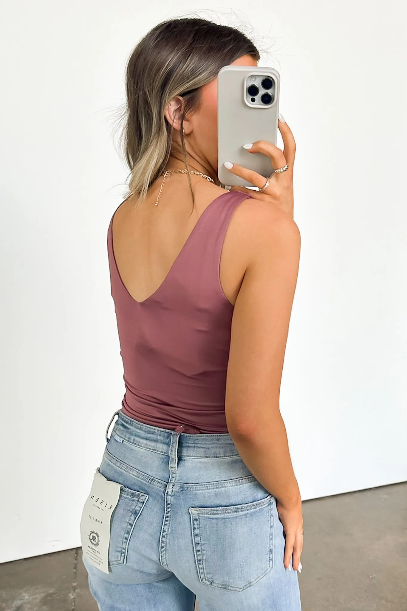 Lovino Seamless V-Neck Bodysuit - FINAL SALE