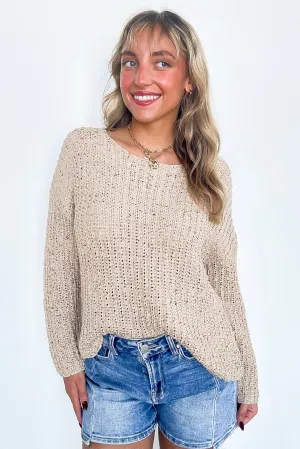 Luci Button Detail Knit Sweater