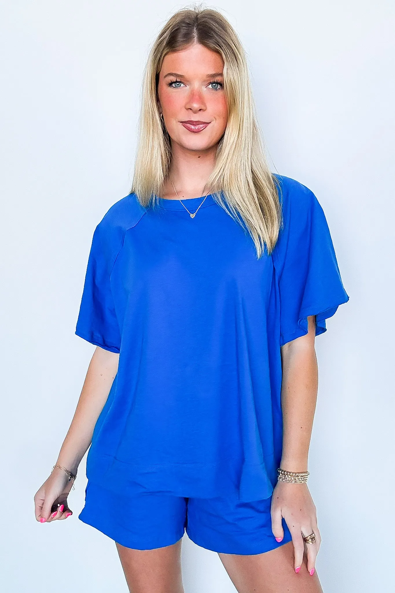 Lucy Oversized Short Sleeve Top