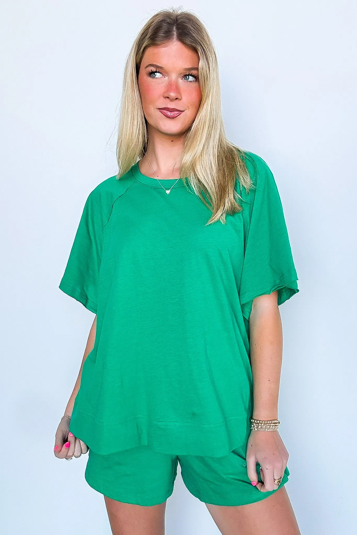Lucy Oversized Short Sleeve Top