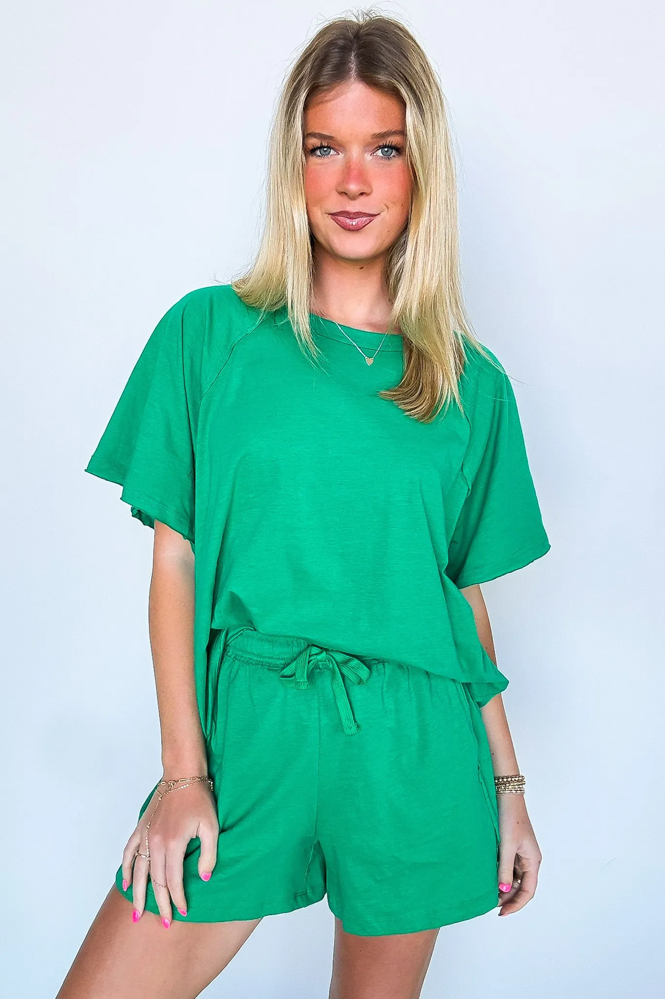 Lucy Oversized Short Sleeve Top