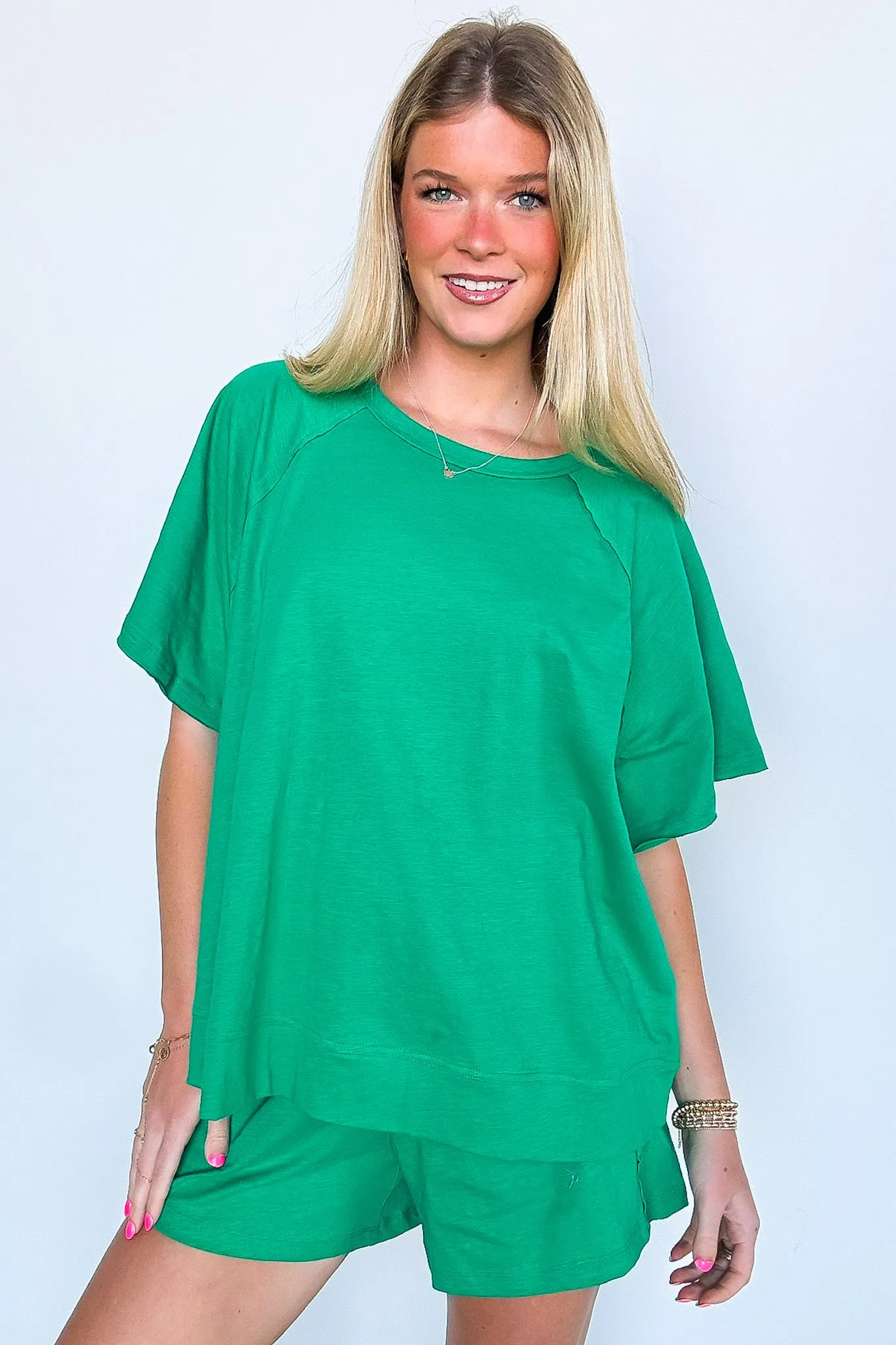 Lucy Oversized Short Sleeve Top