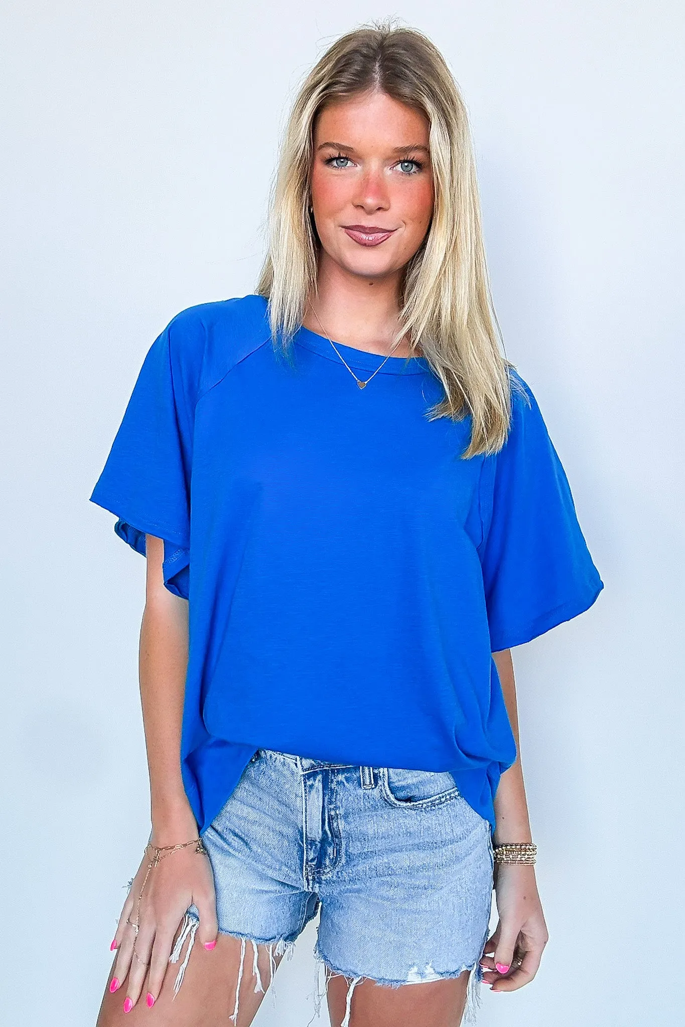 Lucy Oversized Short Sleeve Top