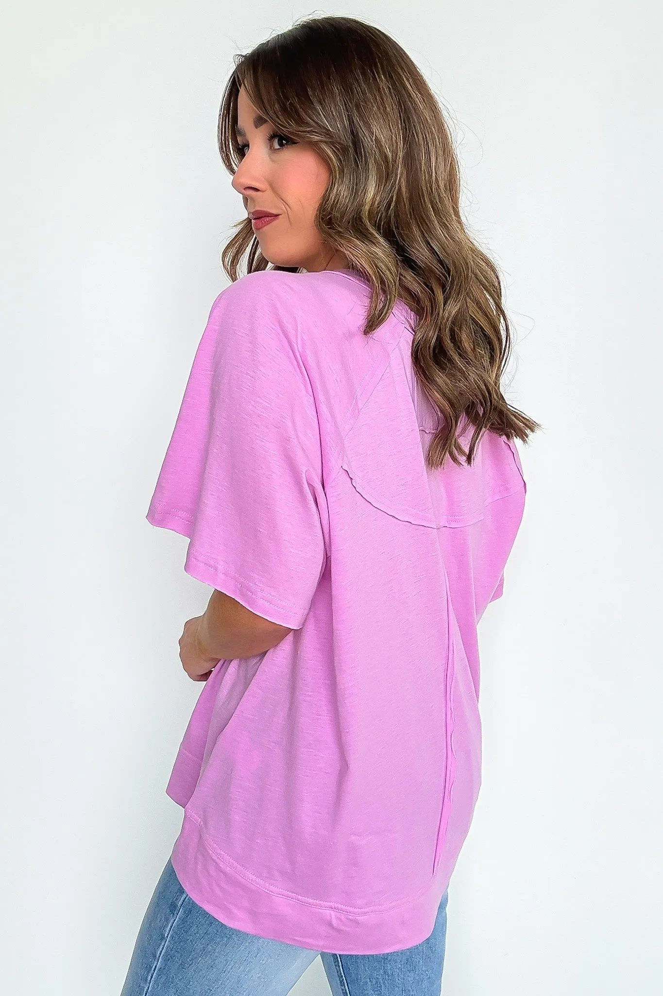 Lucy Oversized Short Sleeve Top