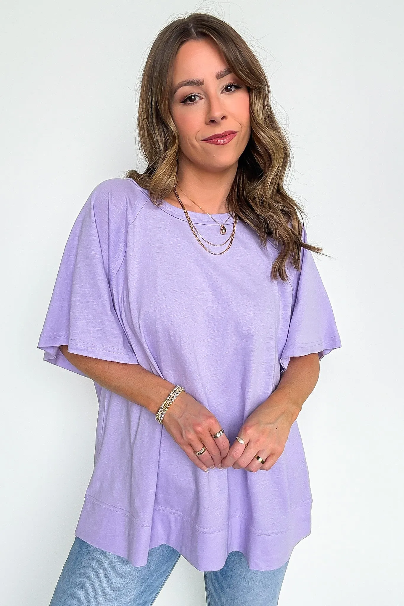 Lucy Oversized Short Sleeve Top