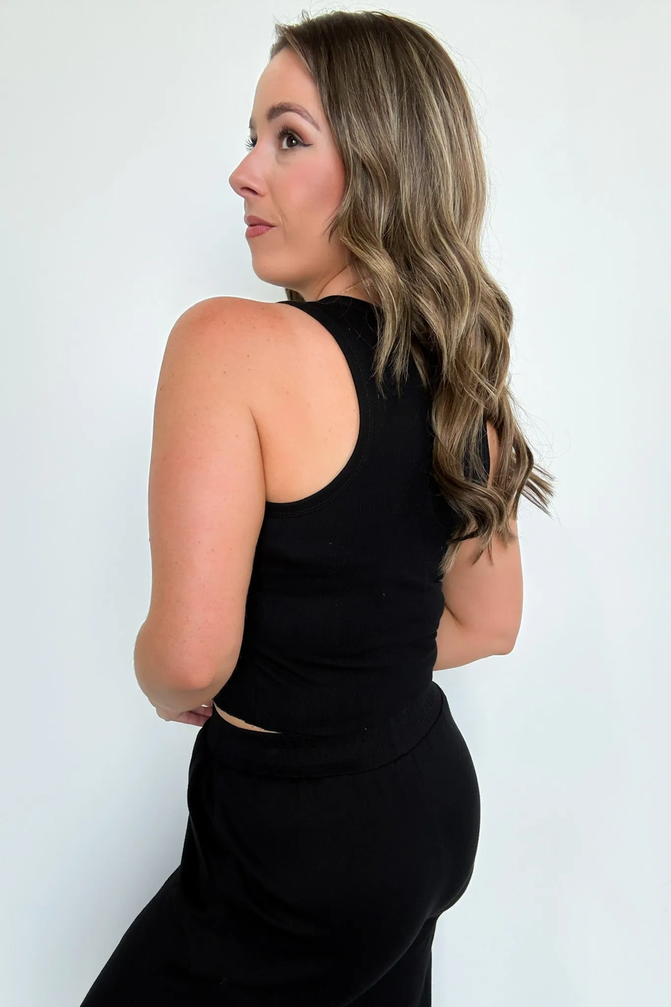 Lynae Ribbed Tank Top - FINAL SALE