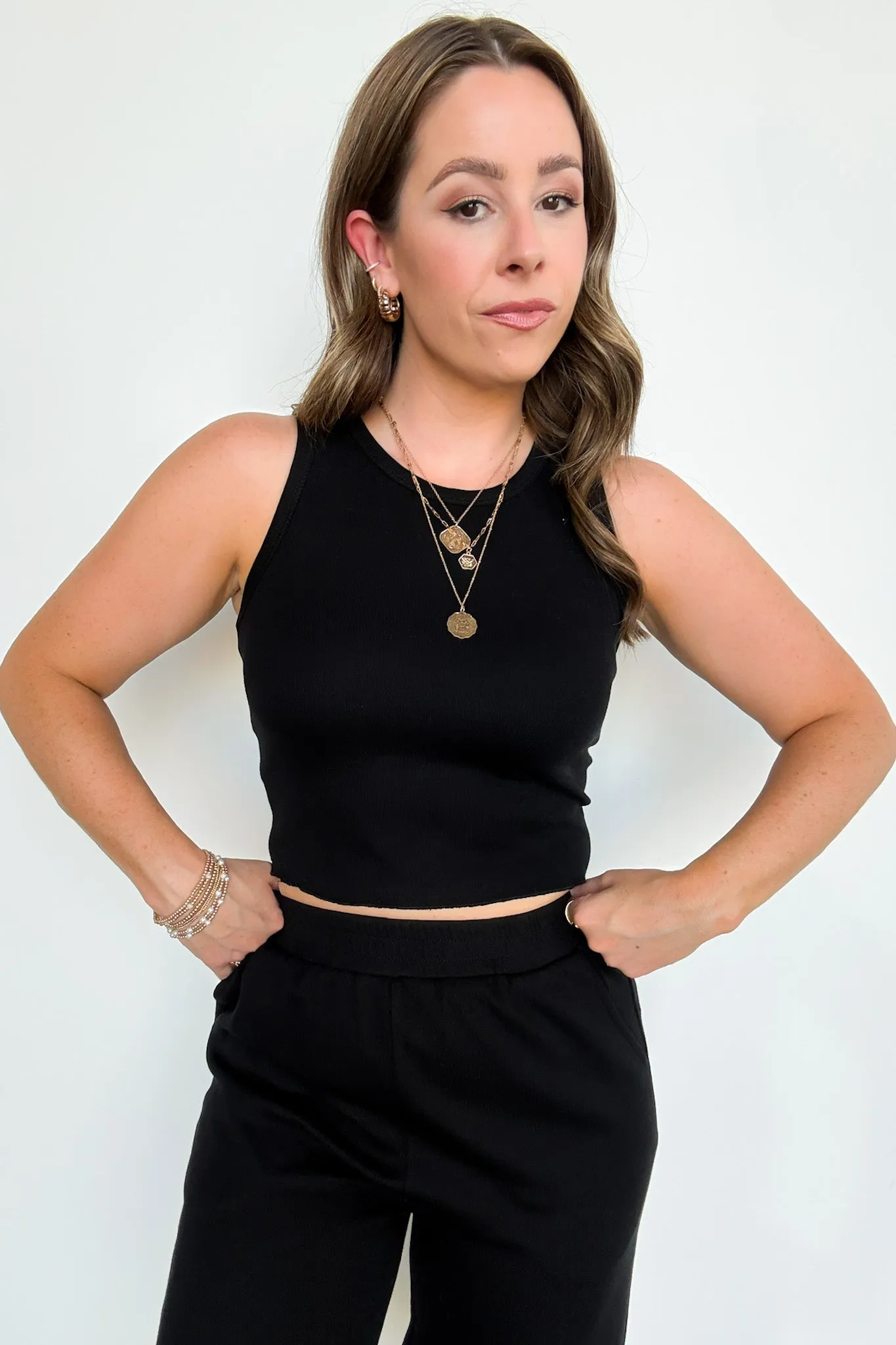 Lynae Ribbed Tank Top - FINAL SALE