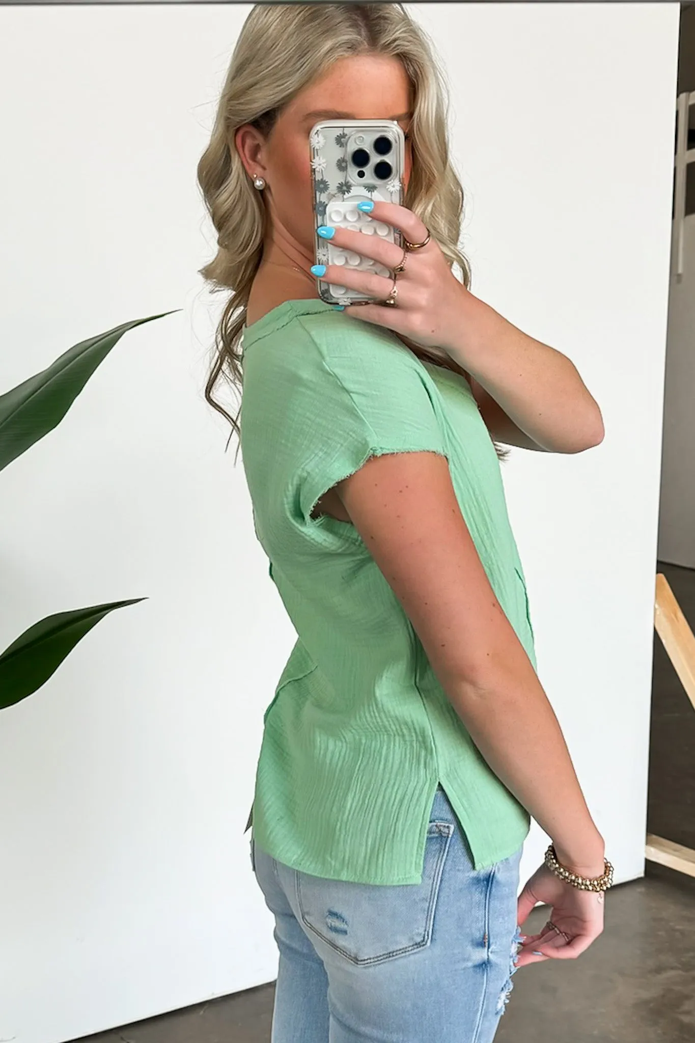 Lynde V-Neck Top - FINAL SALE