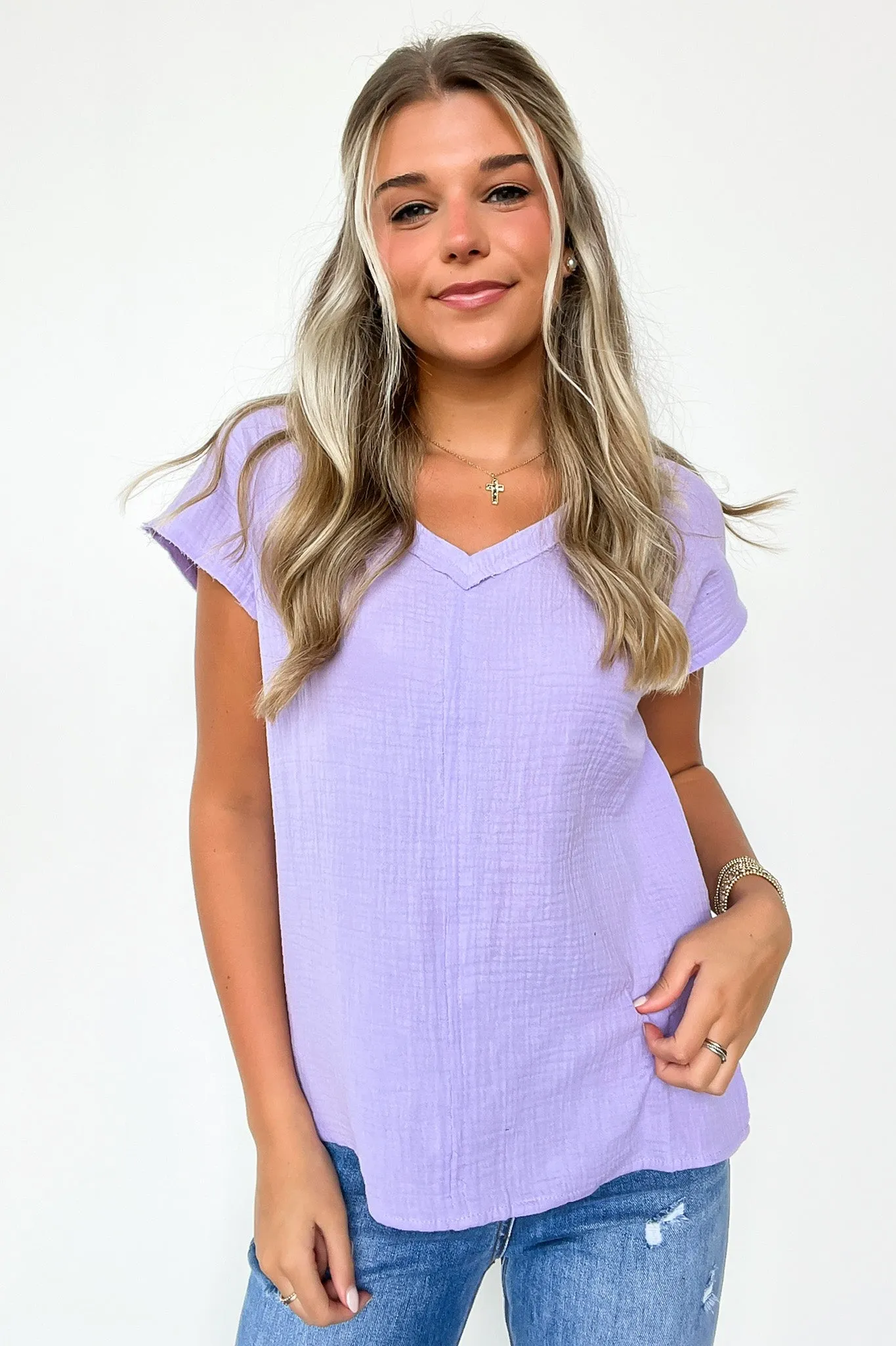 Lynde V-Neck Top - FINAL SALE