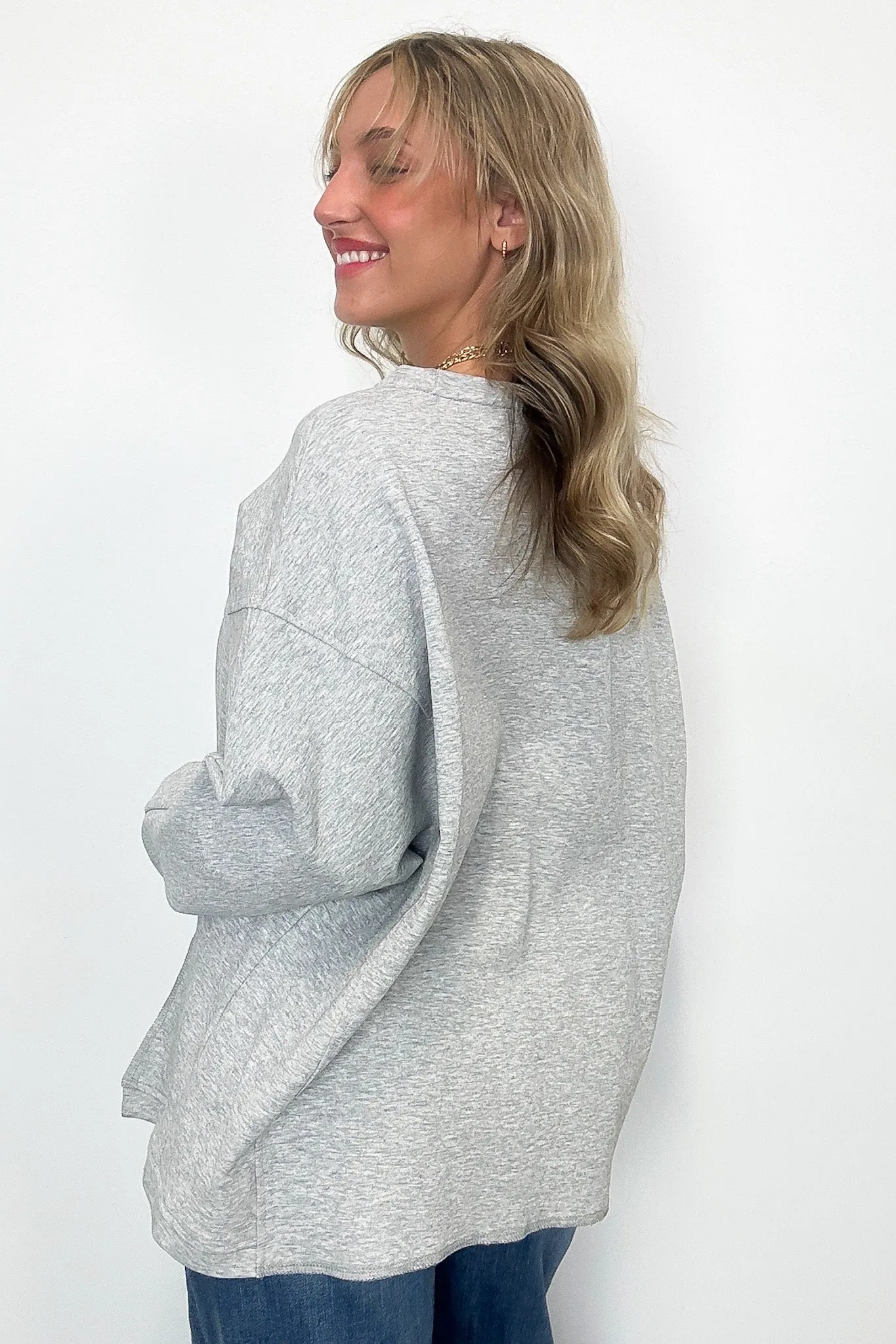 Madelyn Round Neck Side Slit Top