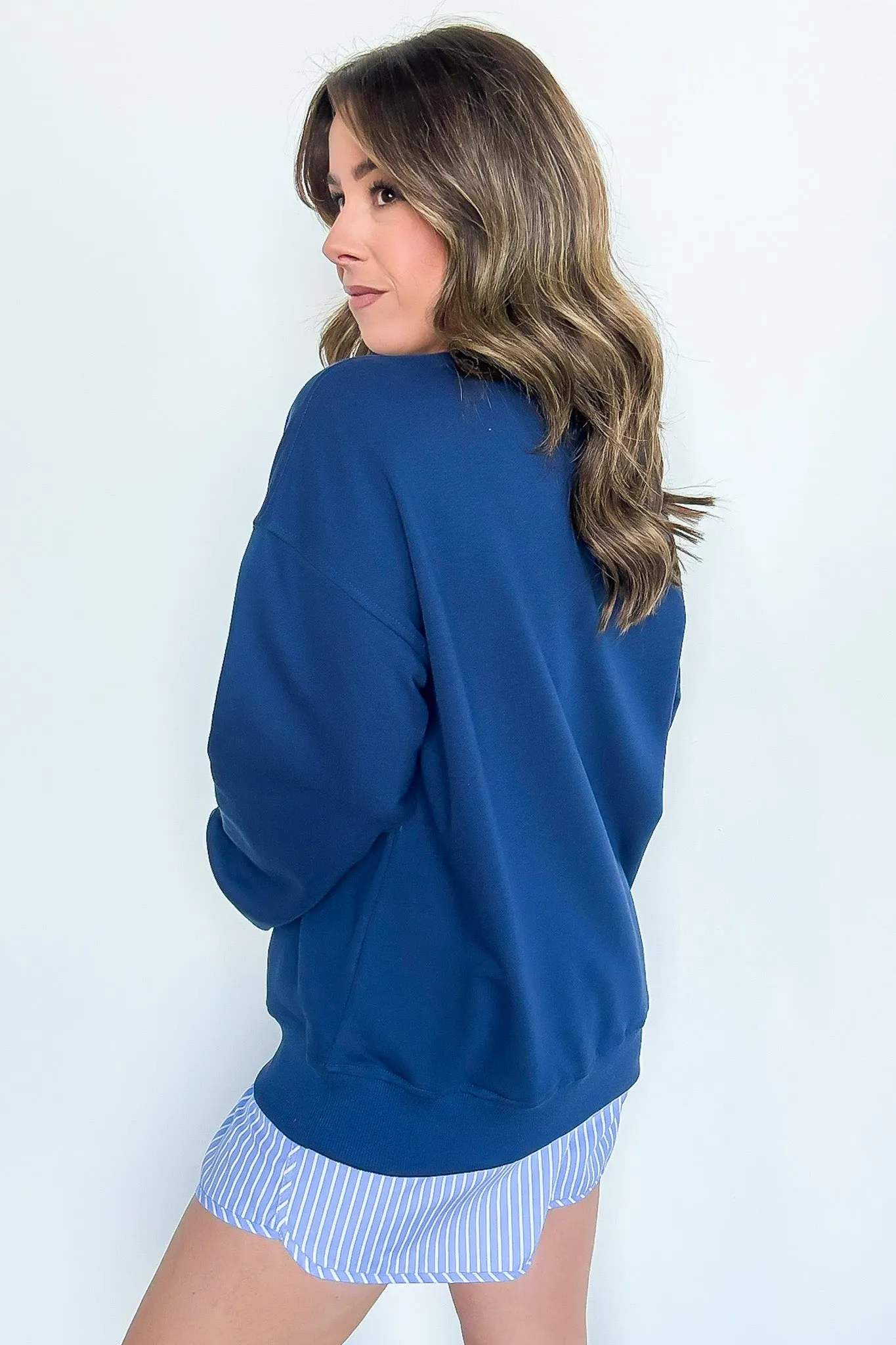 Maine Boothbay Harbor Embroidered Pullover