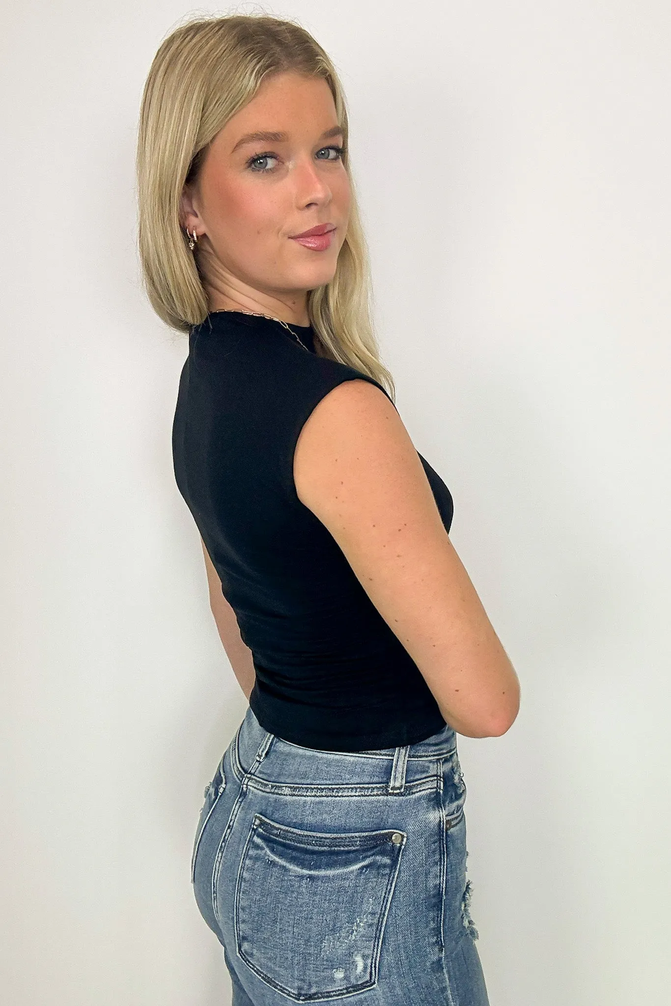 Maire Reversible Funnel Neck Scrunch Knit Top - FINAL SALE
