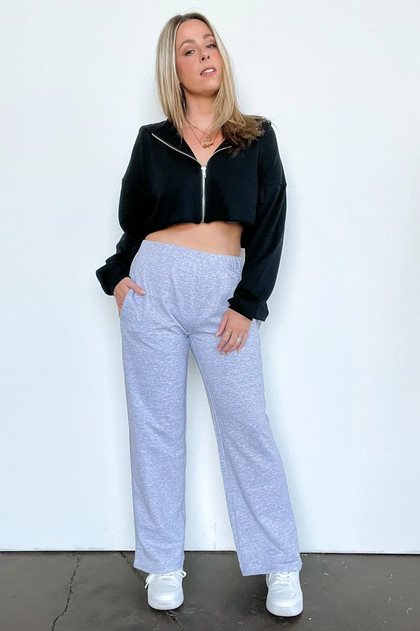 Make it Effortless Wide Leg Elastic Waist Lounge Pants - FINAL SALE