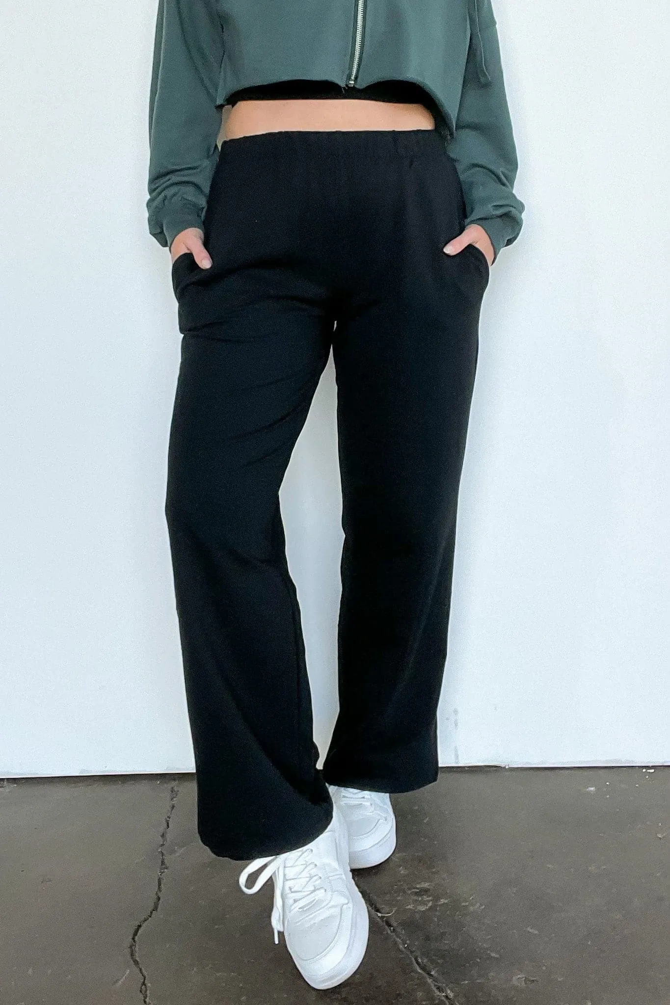 Make it Effortless Wide Leg Elastic Waist Lounge Pants - FINAL SALE