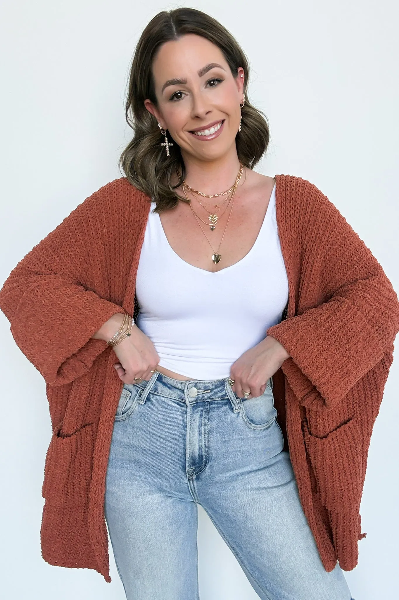 Malae Relaxed Fit Pocket Cardigan - FINAL SALE