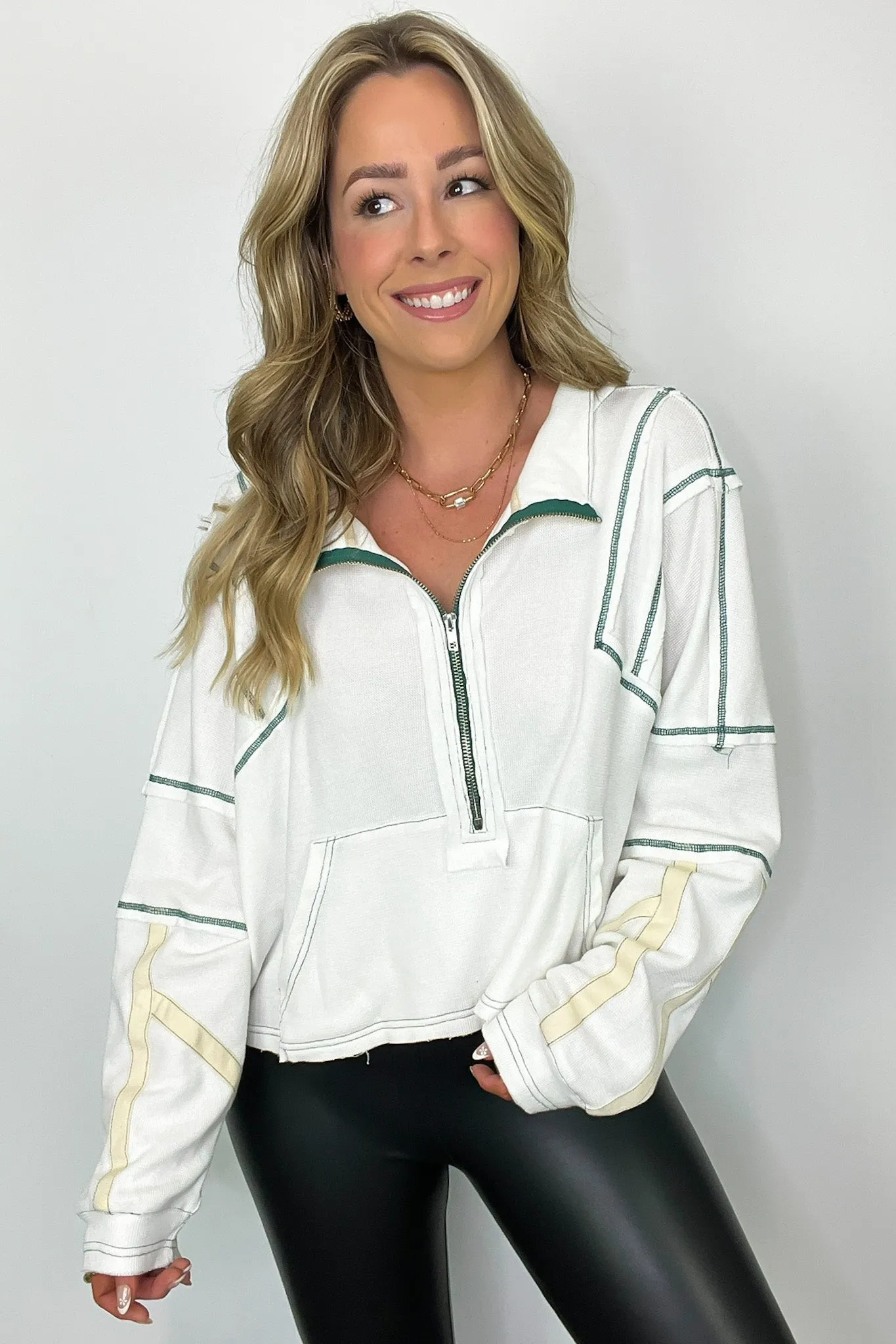 Marcy High Neck 1/2 Zip Top - BACK IN STOCK