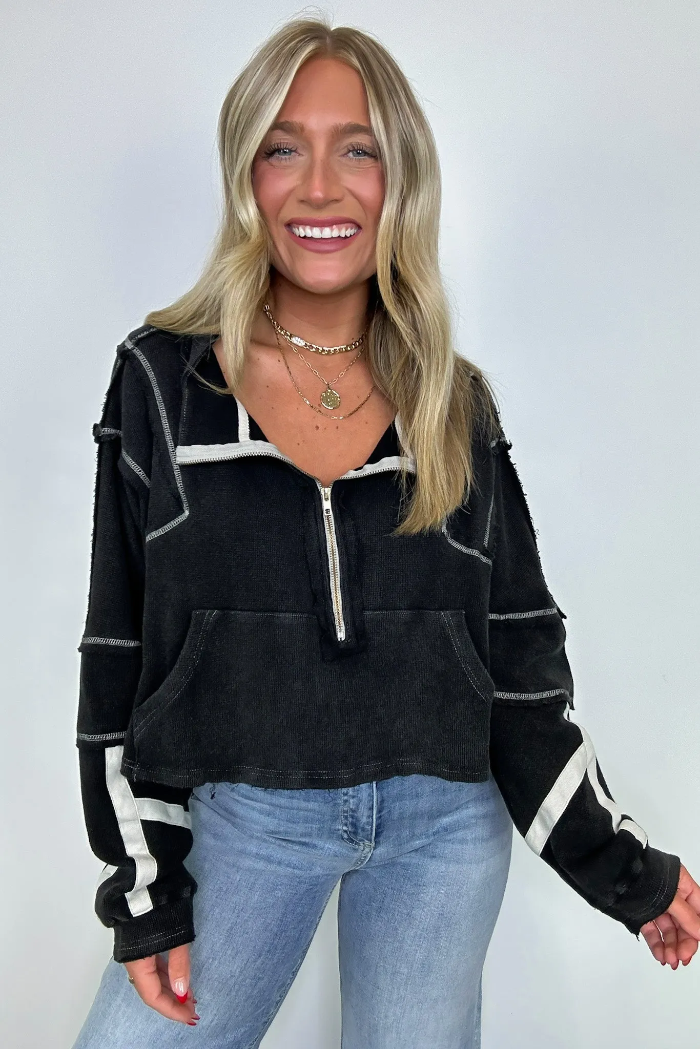 Marcy High Neck 1/2 Zip Top - BACK IN STOCK