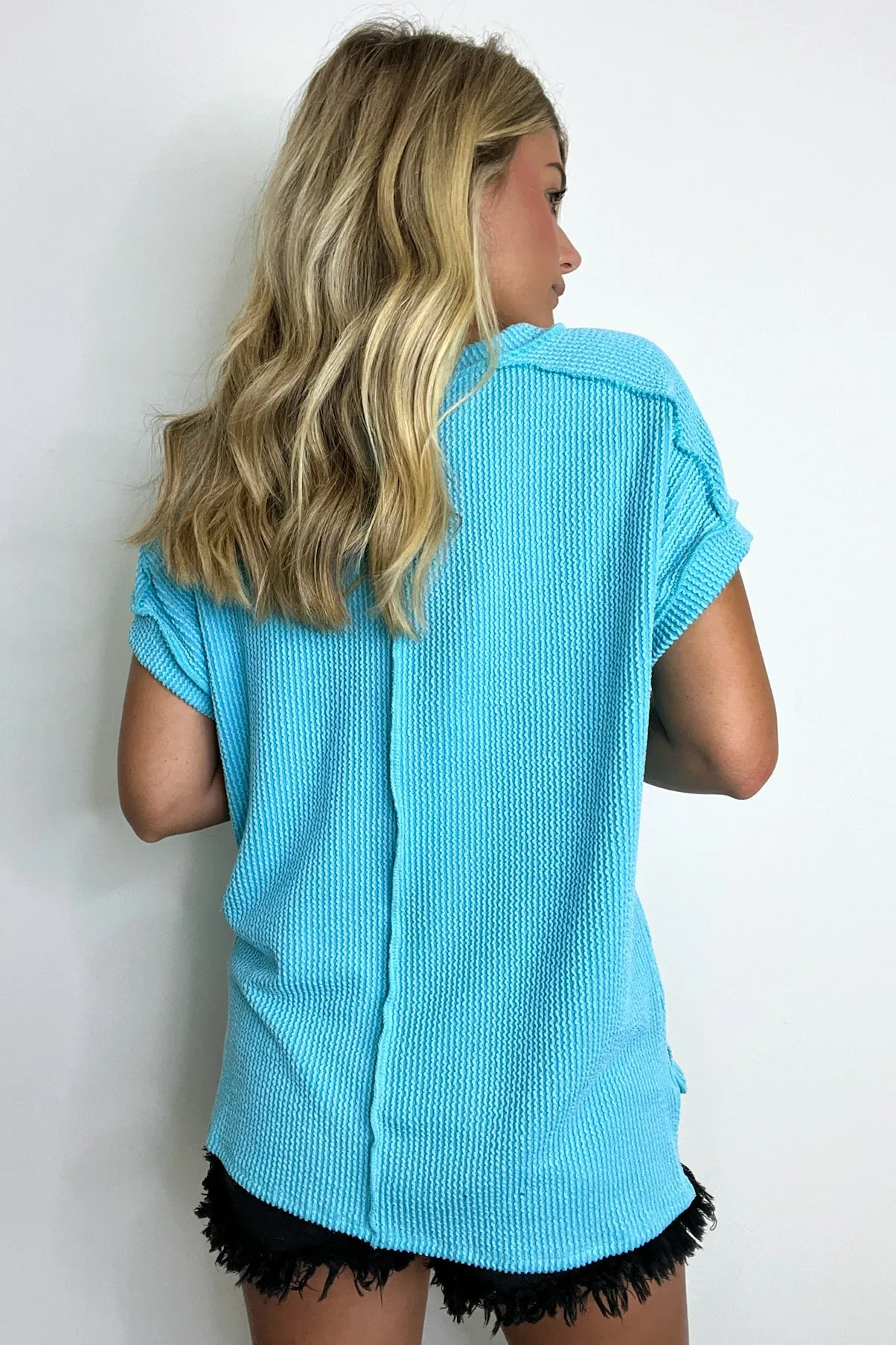 Maribeth Rib Knit Short Sleeve Top - BACK IN STOCK
