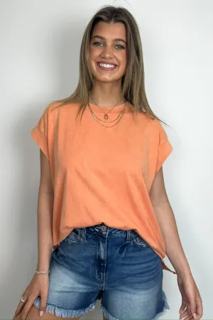 Mason Mineral Washed Crew Neck Top