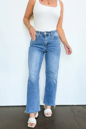 Megyn High Rise Straight Leg Jeans