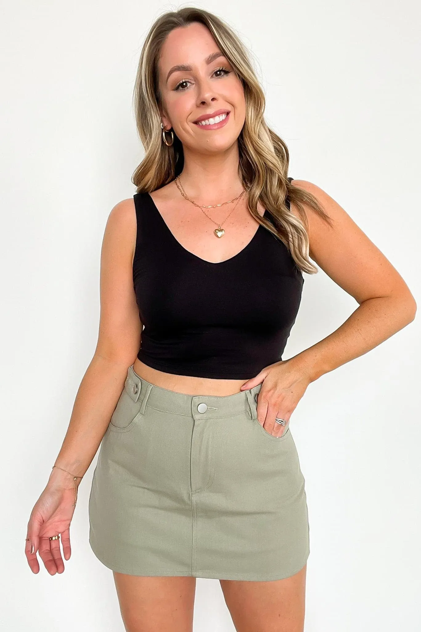 Melaynah Mid Rise Skort - FINAL SALE