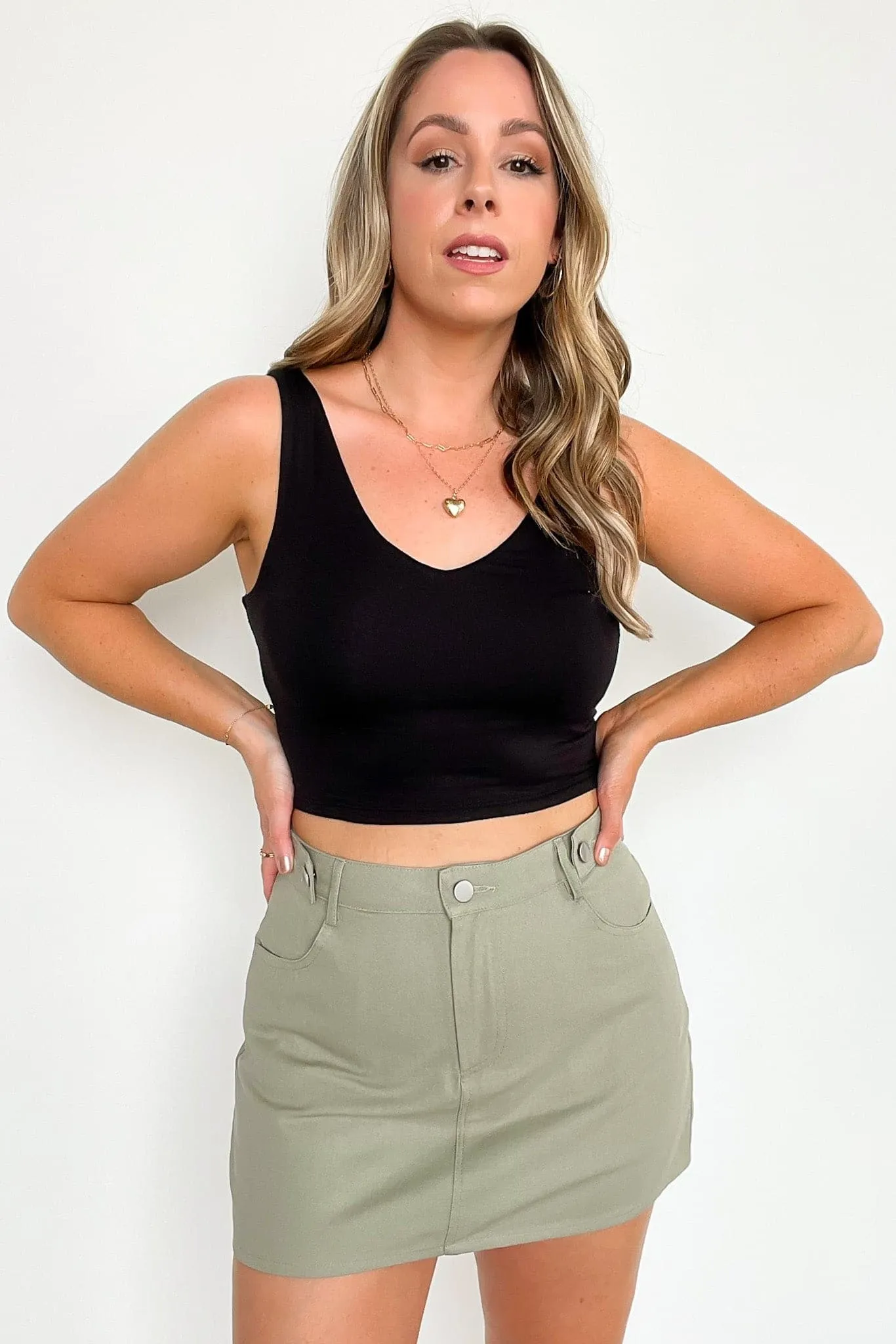 Melaynah Mid Rise Skort - FINAL SALE