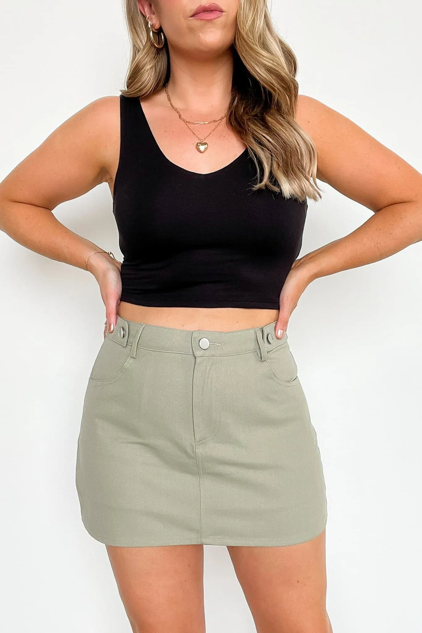 Melaynah Mid Rise Skort - FINAL SALE