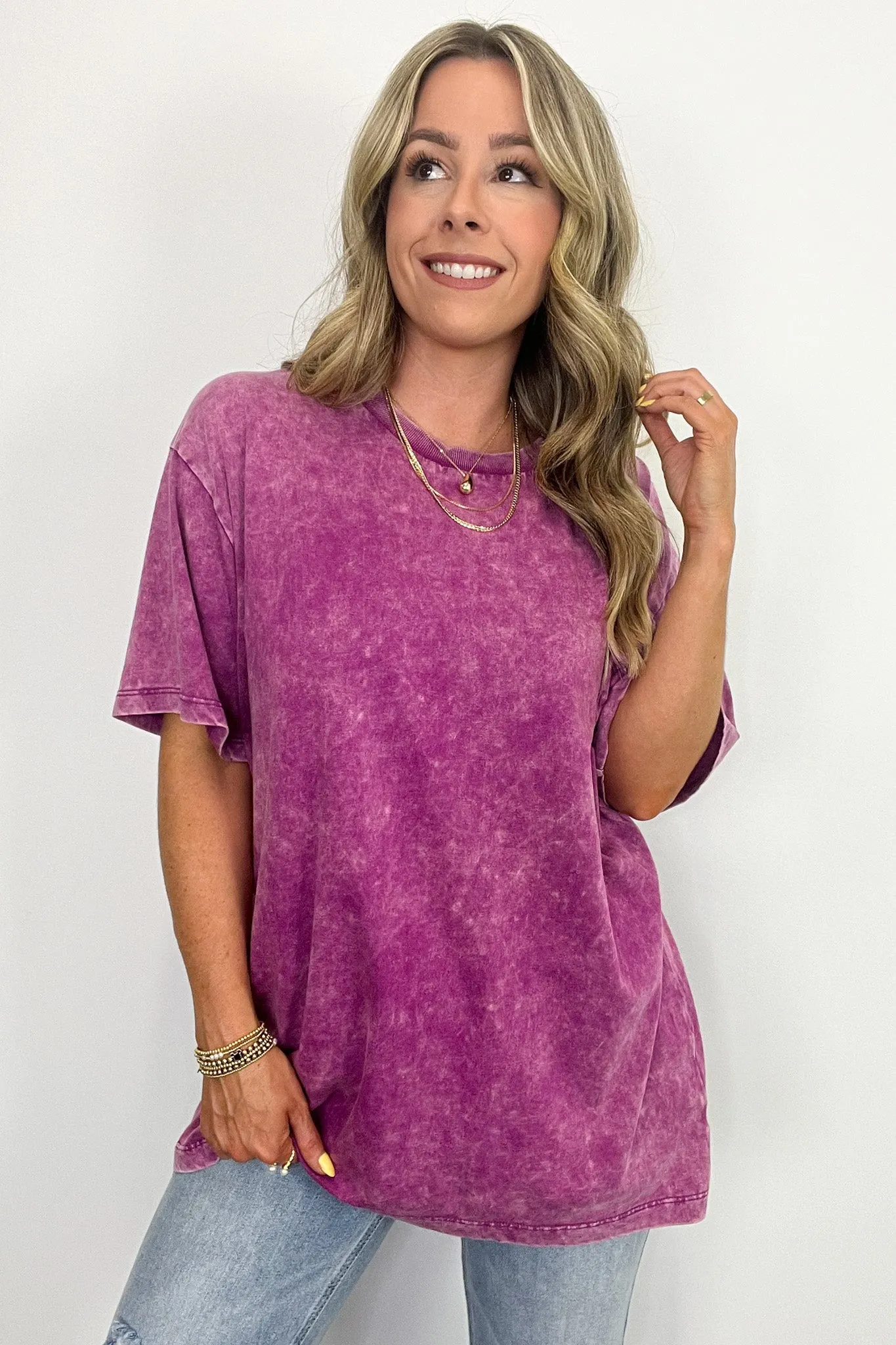 Melena Mineral Washed Relaxed Top - BACK IN STOCK