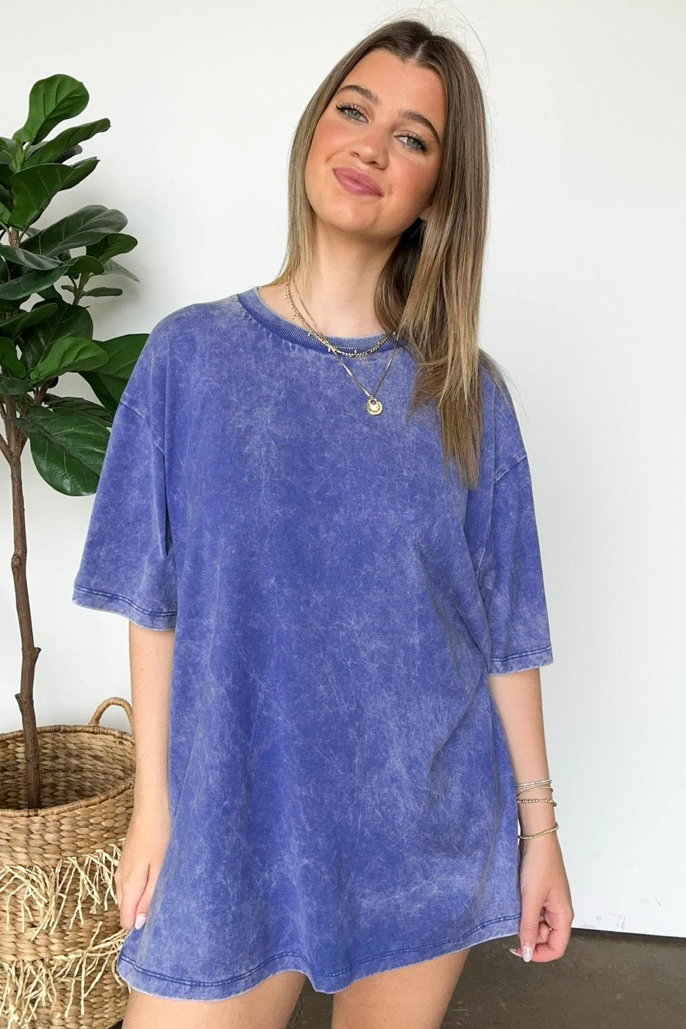 Melena Mineral Washed Relaxed Top - BACK IN STOCK