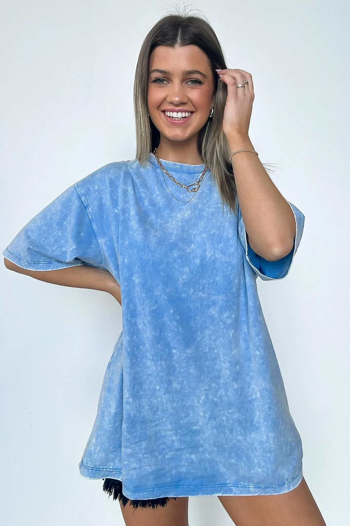 Melena Mineral Washed Relaxed Top - BACK IN STOCK