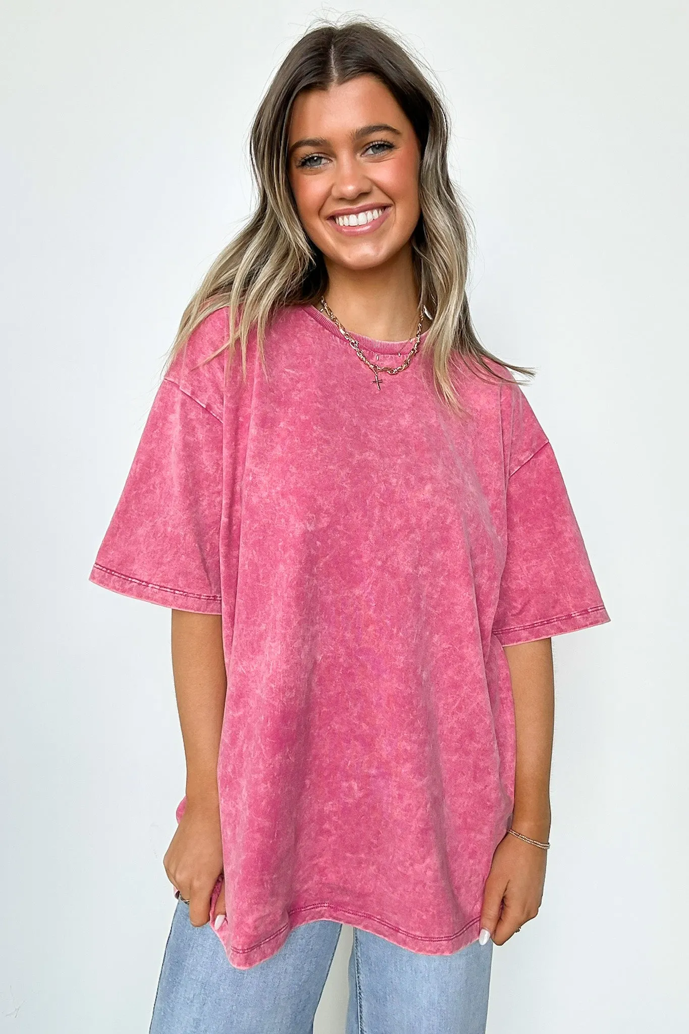 Melena Mineral Washed Relaxed Top - BACK IN STOCK
