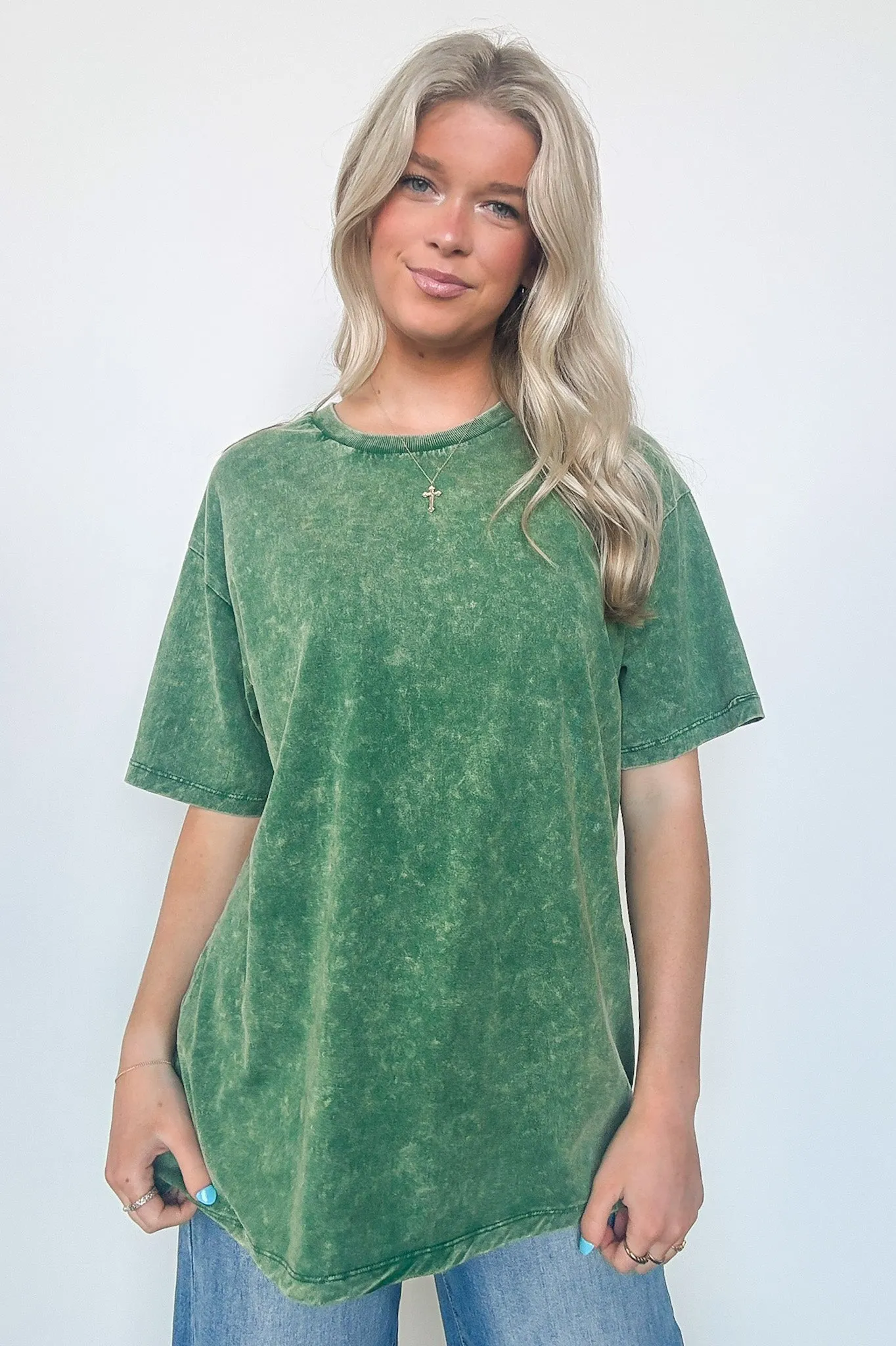 Melena Mineral Washed Relaxed Top - BACK IN STOCK