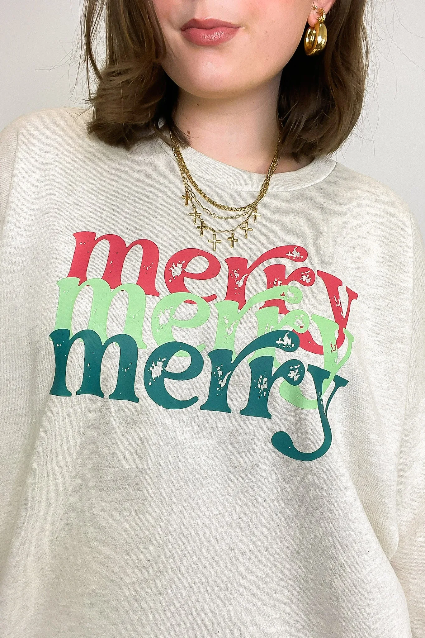 Merry Merry Graphic Pullover - FINAL SALE