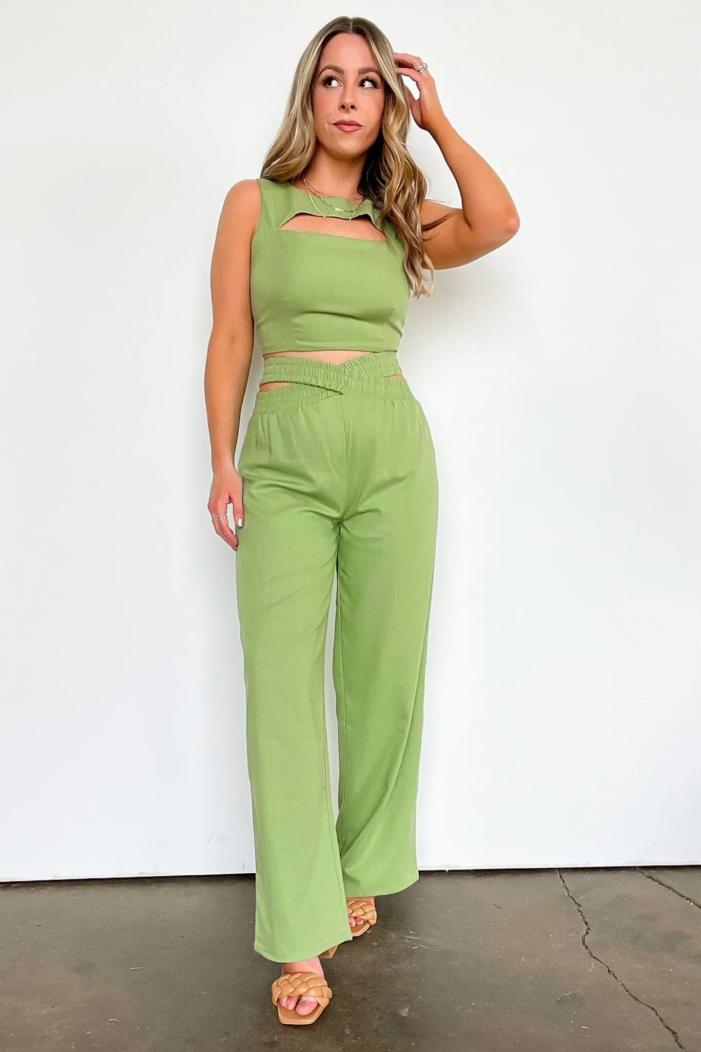 Miami Afternoons Wide Leg Pants - FINAL SALE