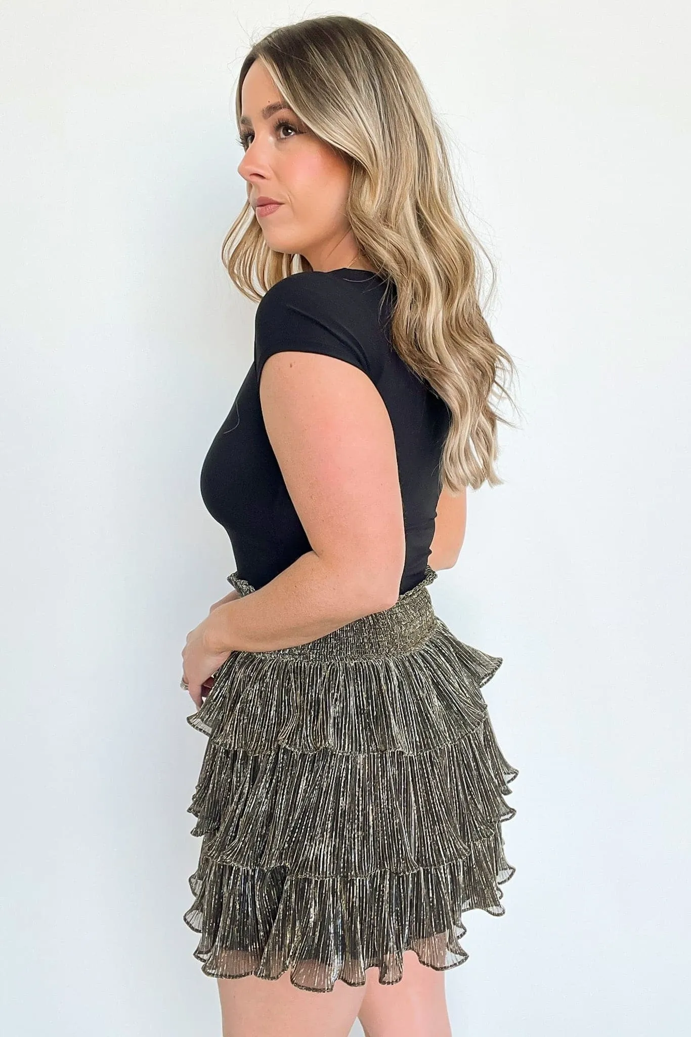 Moment of Chic Smocked Tiered Skort - FINAL SALE